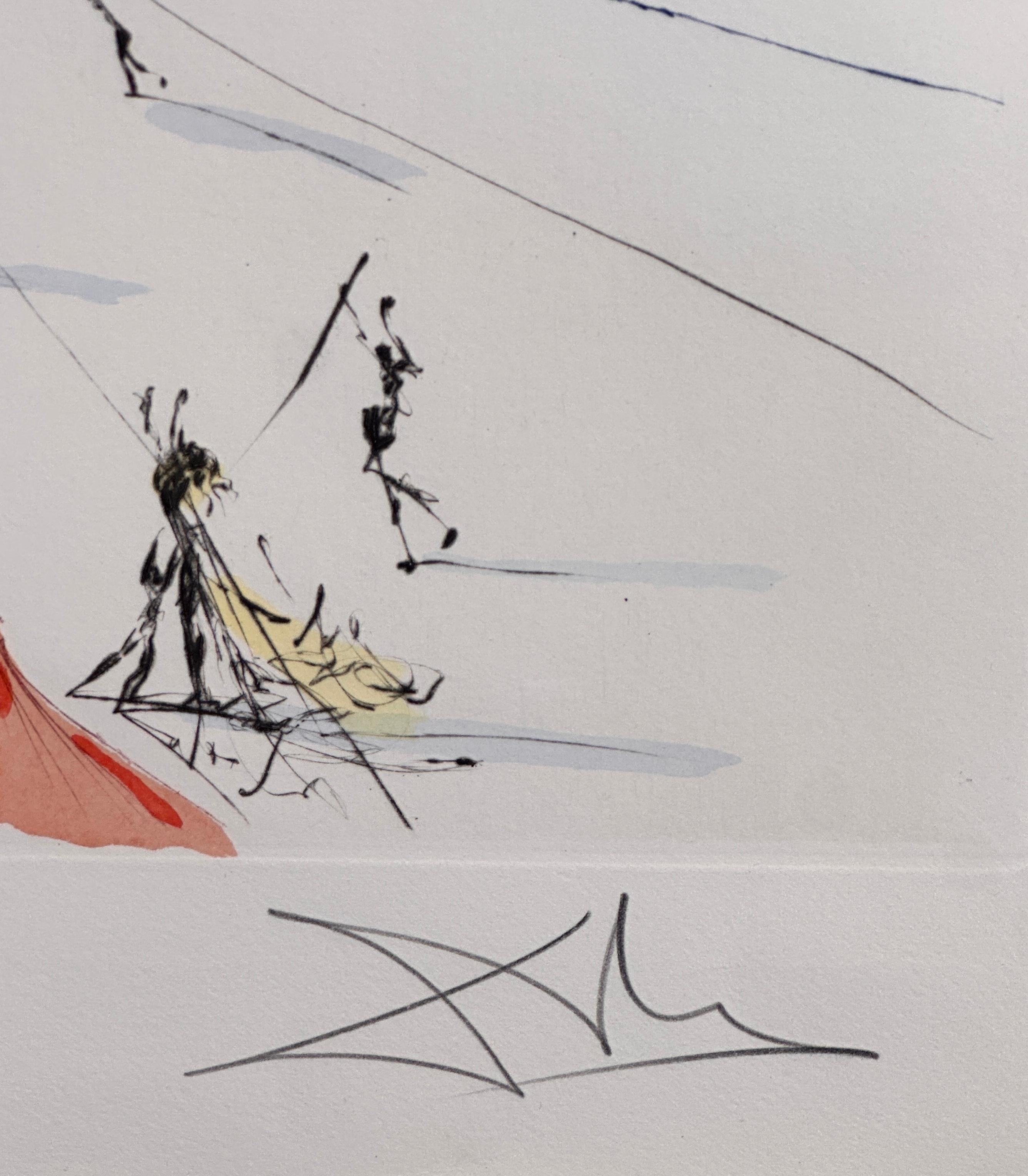 Notre patrimoine historique Moïse - Surréalisme Print par Salvador Dalí