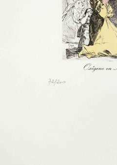 Oxygeno en Marte - Heliogravure attr. to Salvador Dalì - 1970s