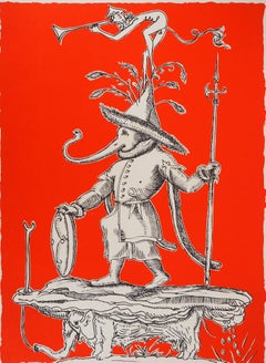 Pantagruel : The Elephant Man - Original handsigned lithograph (Field #73-7D)