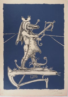 Pantagruel : The Knight - Original handsigned lithograph (Field #73-7W)