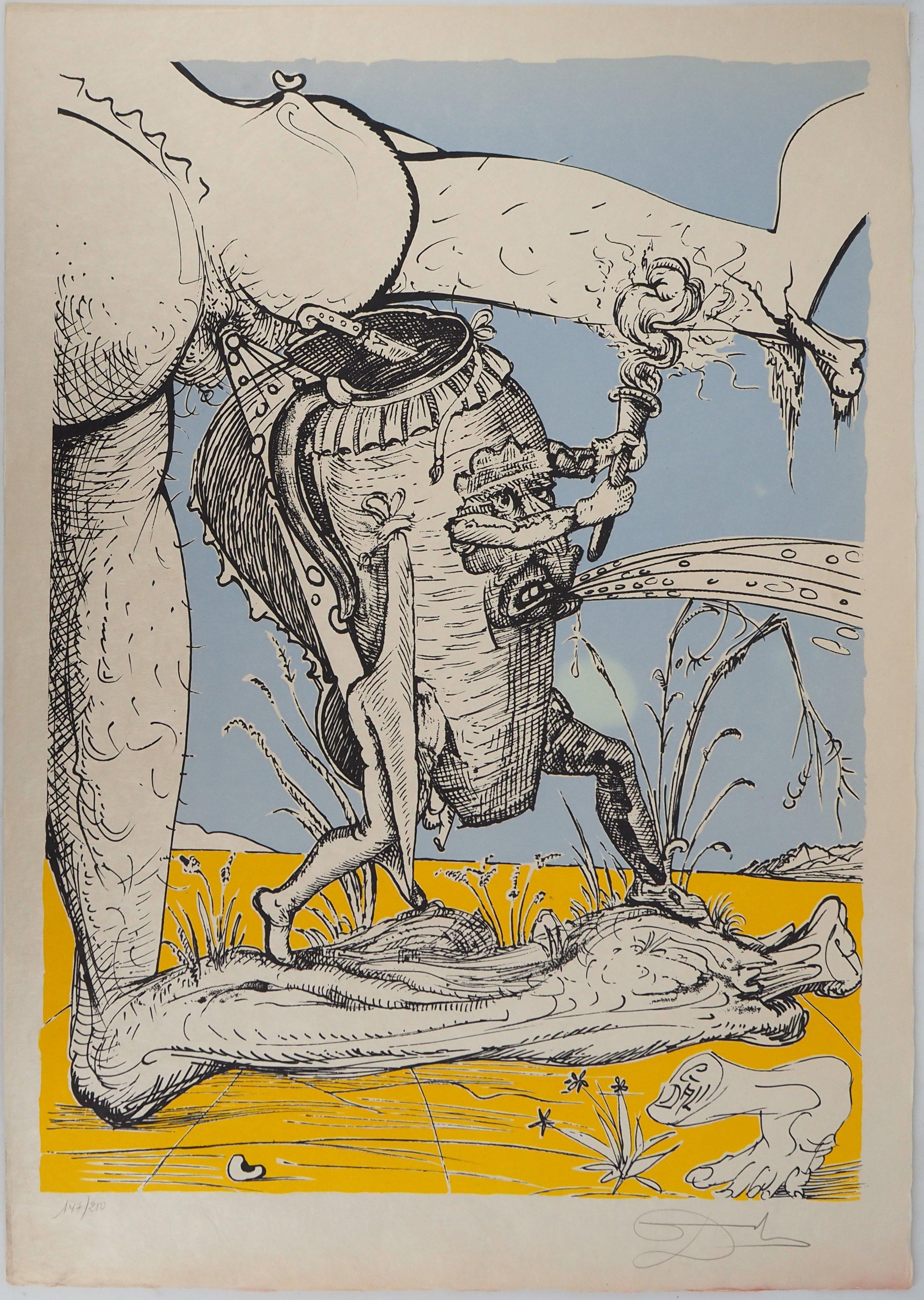 Pantagruel : The Odd Voyage - Lithographie originale signée à la main (feuille n° 73-7I)