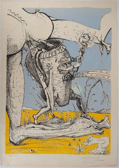 Pantagruel : The Odd Voyage - Original handsigned lithograph (Field #73-7I)