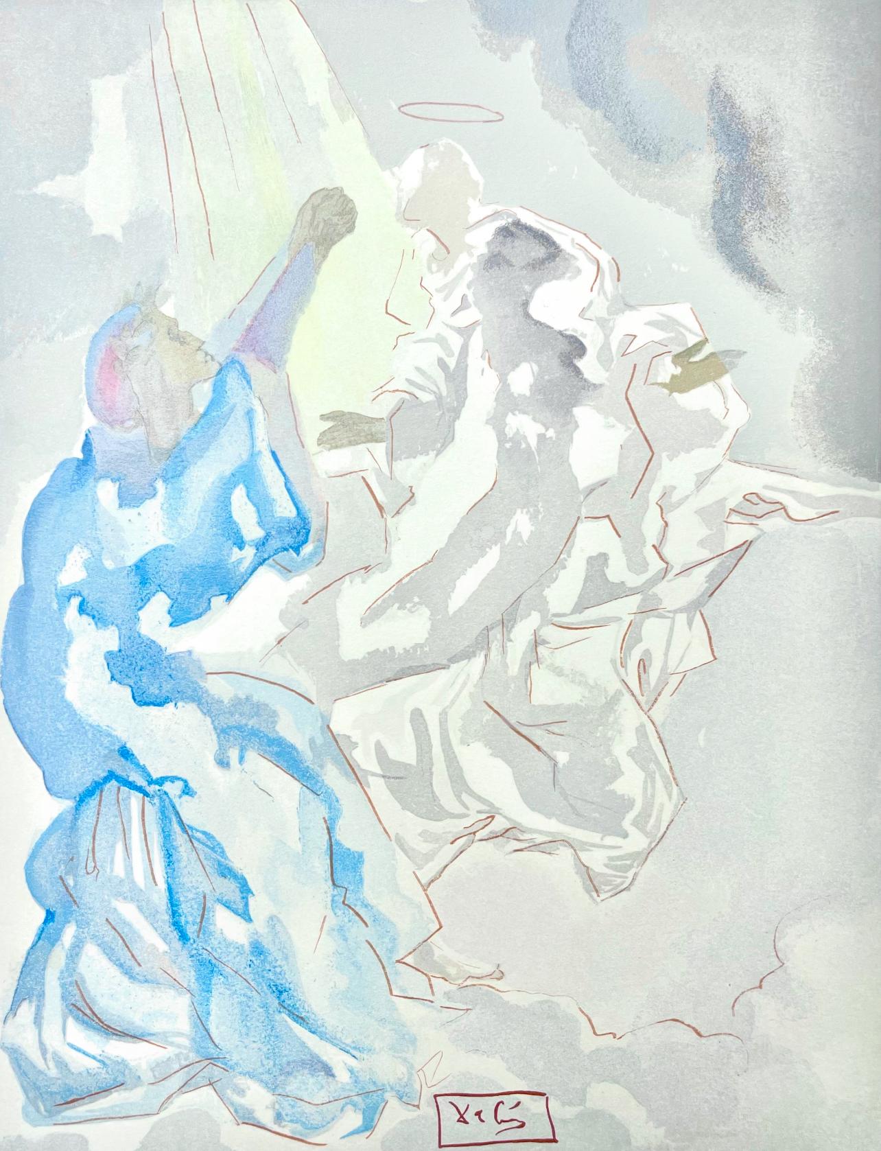 Landscape Print di Salvador Dalí - Paradies V (Campo 189-200; M/L 1039-1138), Die Göttliche Komödie