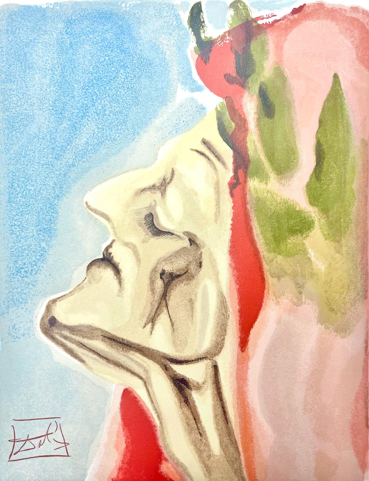 Salvador Dalí Figurative Print - Paradies VII (Field 189-200; M/L 1039-1138), Die Göttliche Komödie