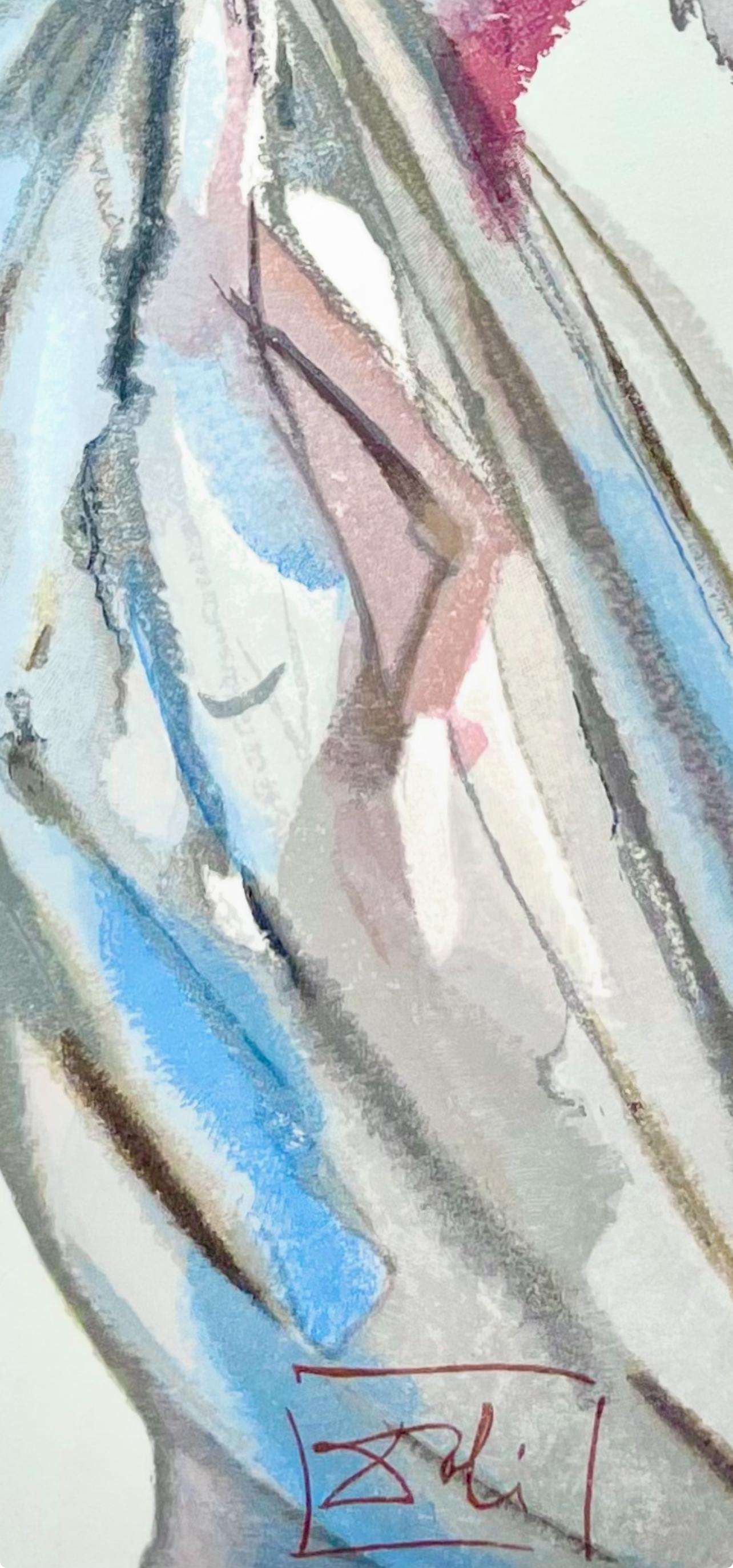 Paradies X (Field 189-200; M/L 1039-1138), Die Göttliche Komödie - Gray Figurative Print by Salvador Dalí