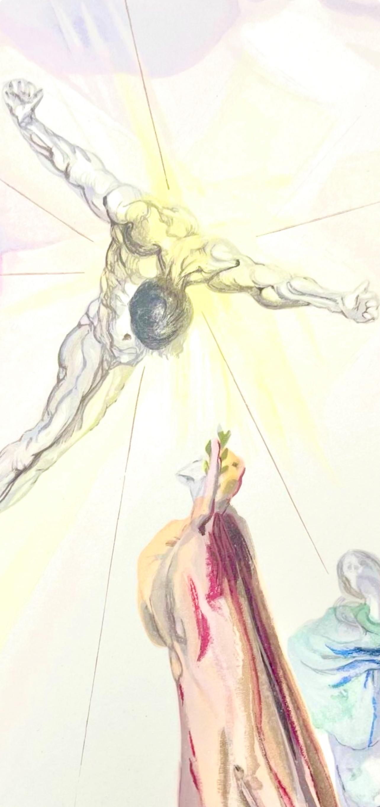 Paradies XIV (Field 189-200; M/L 1039-1138), Die Göttliche Komödie - Print by Salvador Dalí