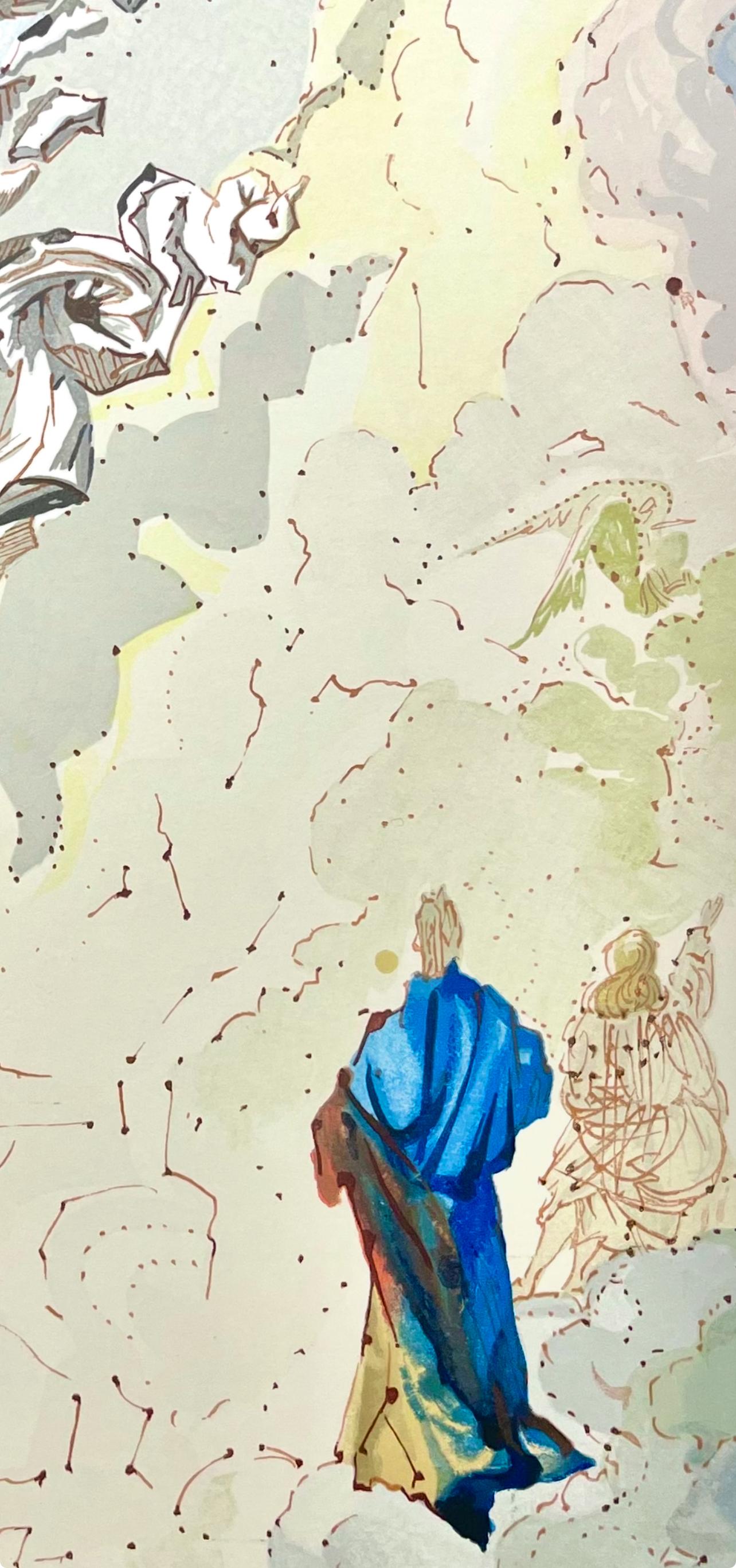 Paradies XXI (Campo 189-200; M/L 1039-1138), Die Göttliche Komödie - Print de Salvador Dalí