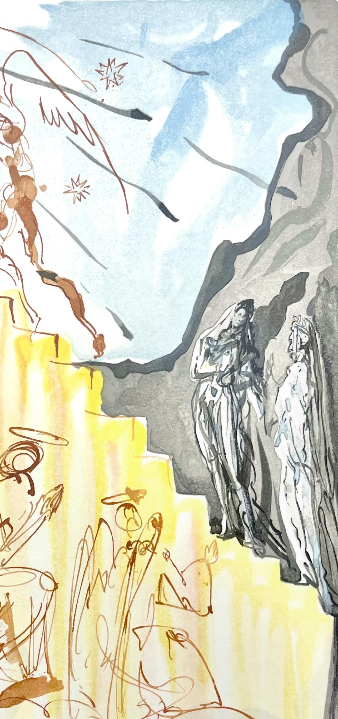 Paradies XXII (Campo 189-200; M/L 1039-1138), Die Göttliche Komödie - Print di Salvador Dalí