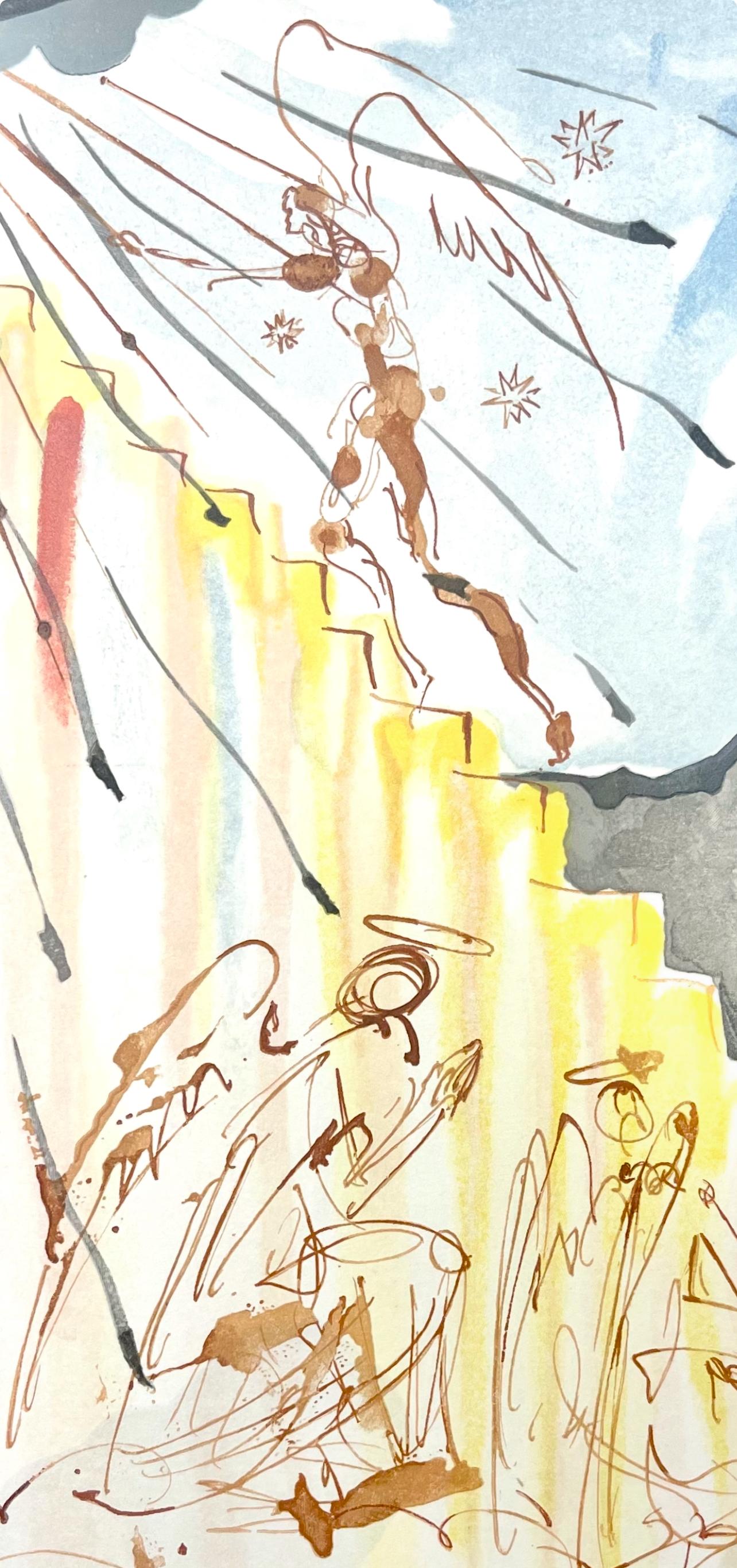 Paradies XXII (Campo 189-200; M/L 1039-1138), Die Göttliche Komödie - Print Surrealismo di Salvador Dalí