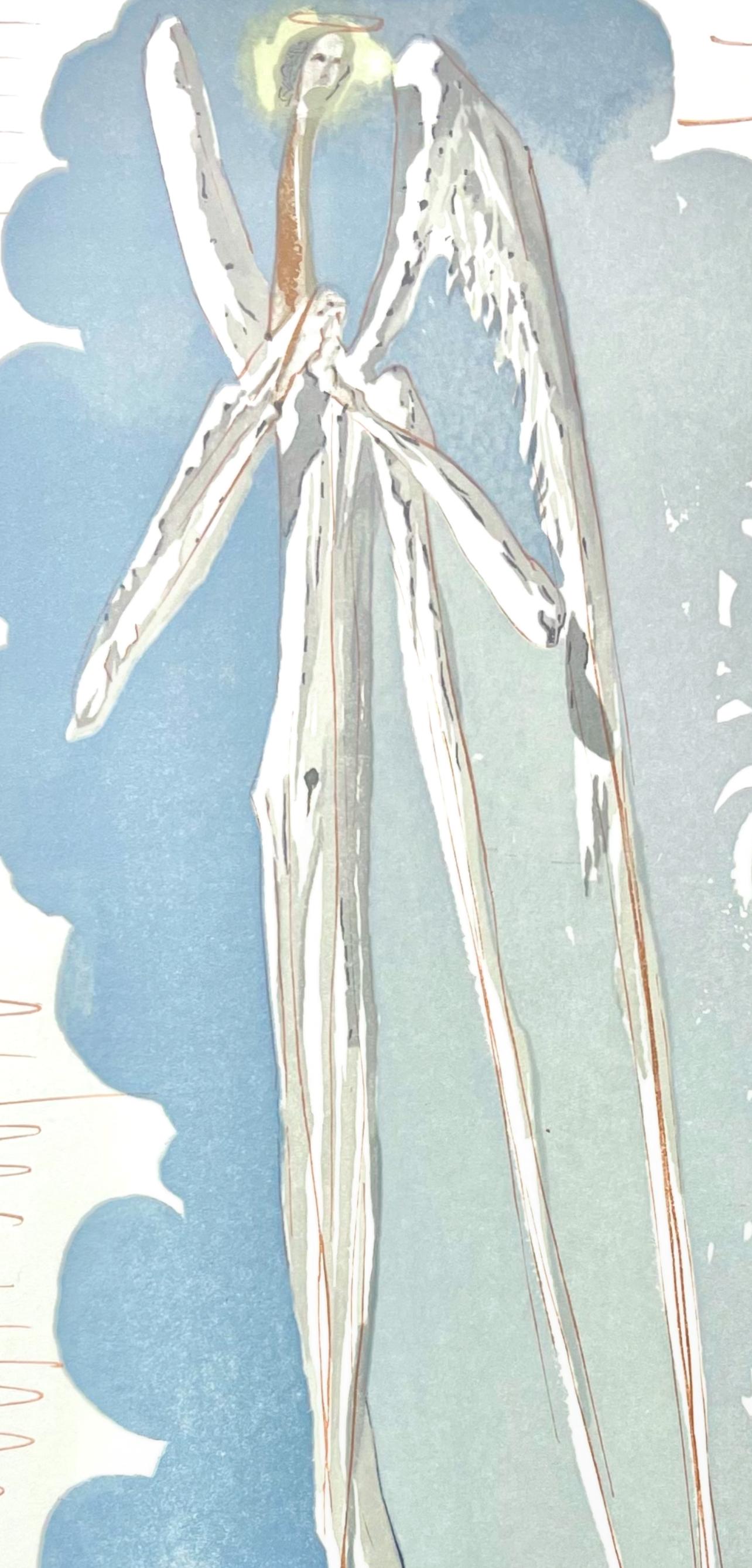 Paradies XXIII (Field 189-200; M/L 1039-1138), Die Göttliche Komödie - Print by Salvador Dalí