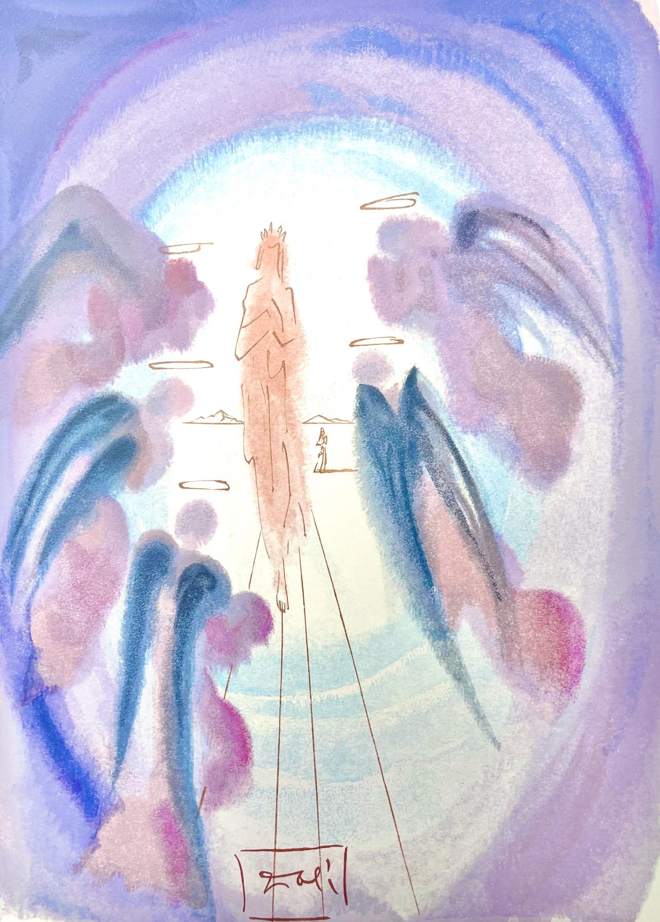 Salvador Dalí Landscape Print - Paradies XXV (Field 189-200; M/L 1039-1138), Die Göttliche Komödie