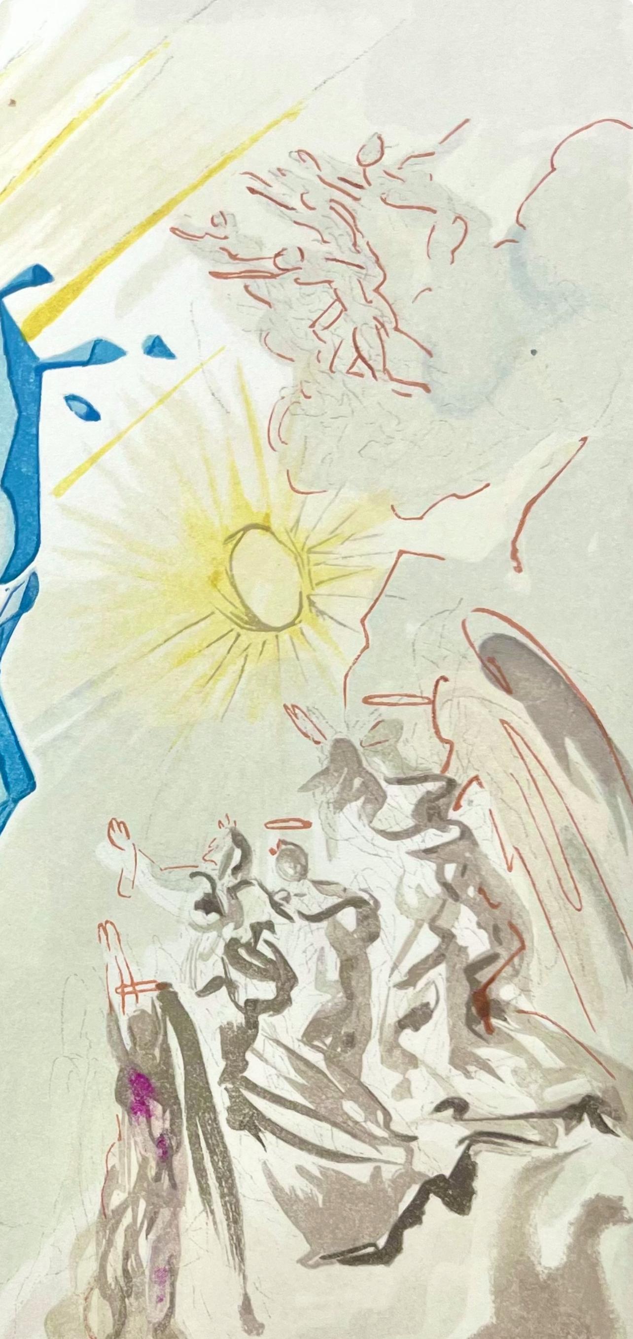 Paradies XXVII (Field 189-200; M/L 1039-1138), Die Göttliche Komödie - Surrealist Print by Salvador Dalí