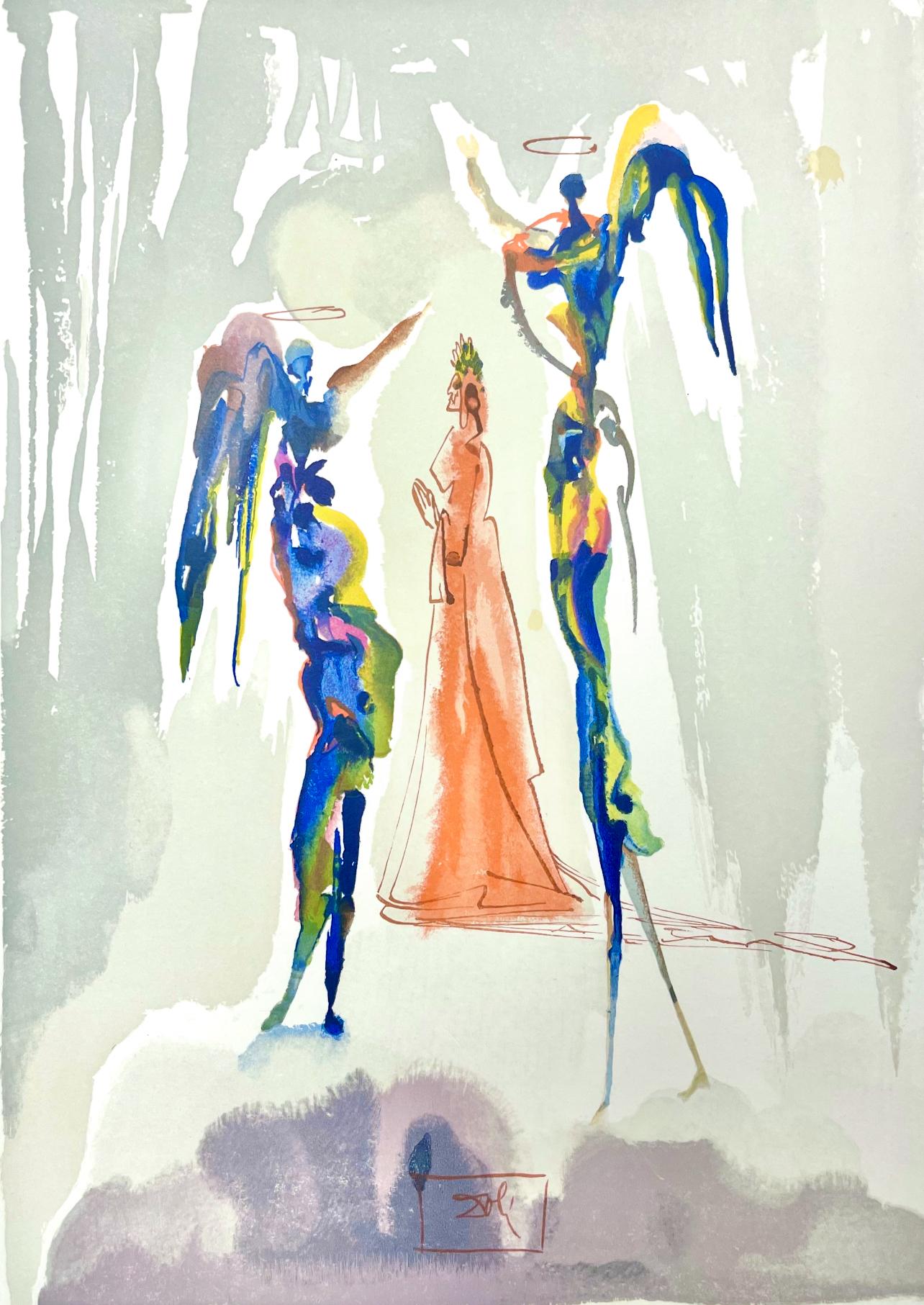 Figurative Print de Salvador Dalí - Paradies XXVIII (Campo 189-200; M/L 1039-1138), Die Göttliche Komödie