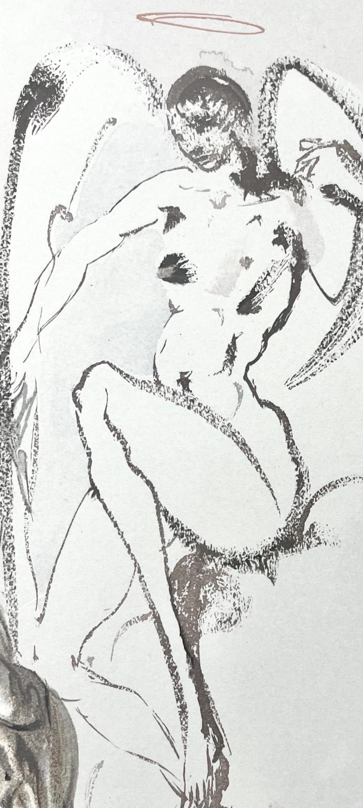 Paradies XXXII (Campo 189-200; M/L 1039-1138), Die Göttliche Komödie - Print de Salvador Dalí