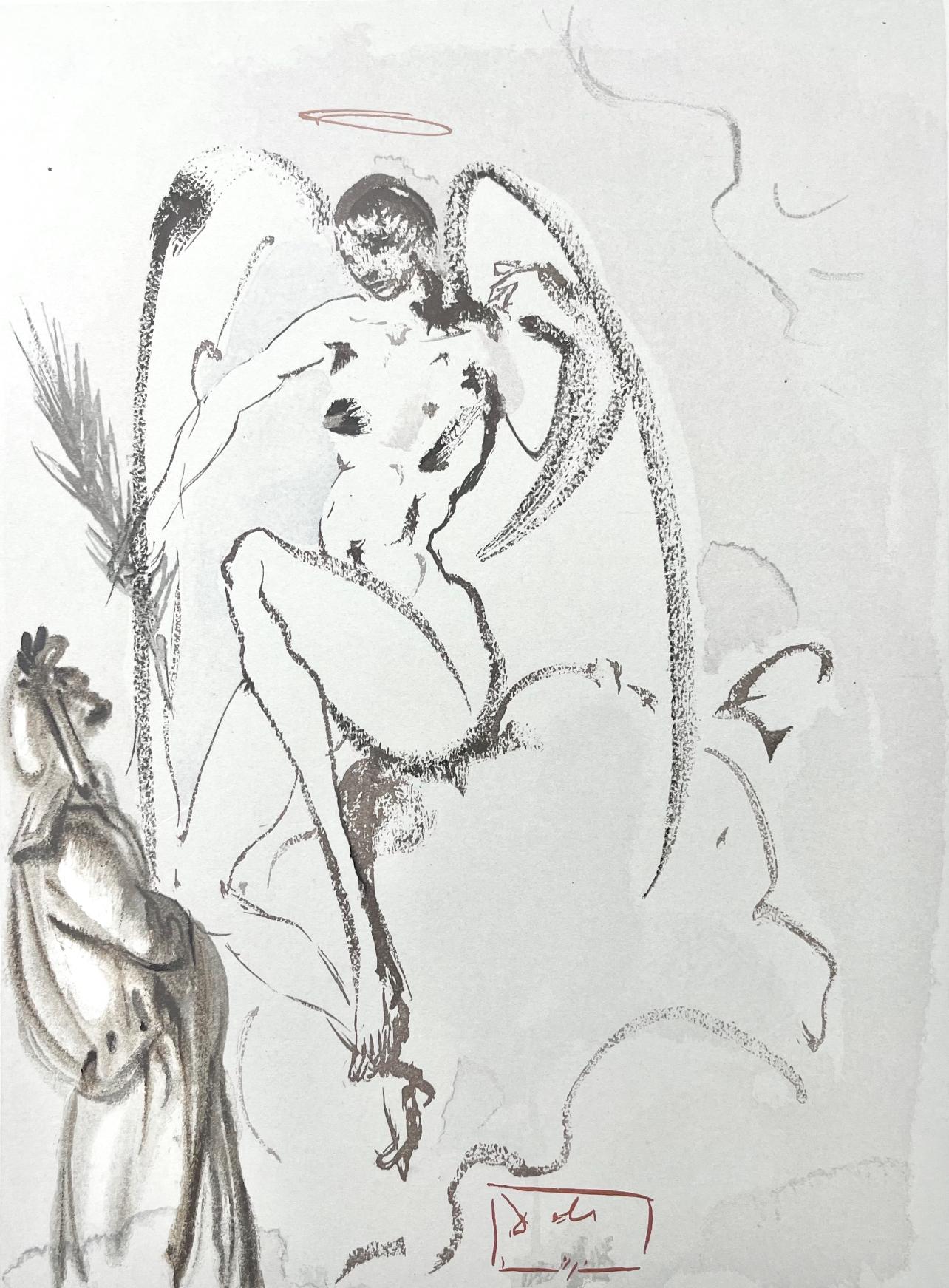 Landscape Print de Salvador Dalí - Paradies XXXII (Campo 189-200; M/L 1039-1138), Die Göttliche Komödie