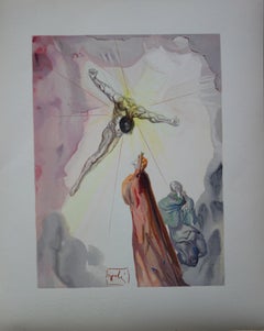 Paradise 14 - L'Apparition du Christ - gravure sur bois - 1963