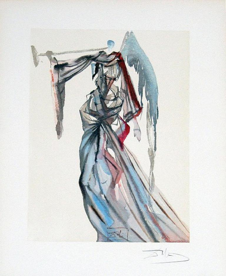 Paradise Canto 10: The Angel of the Sun from The Divine Comedy - Print by Salvador Dalí