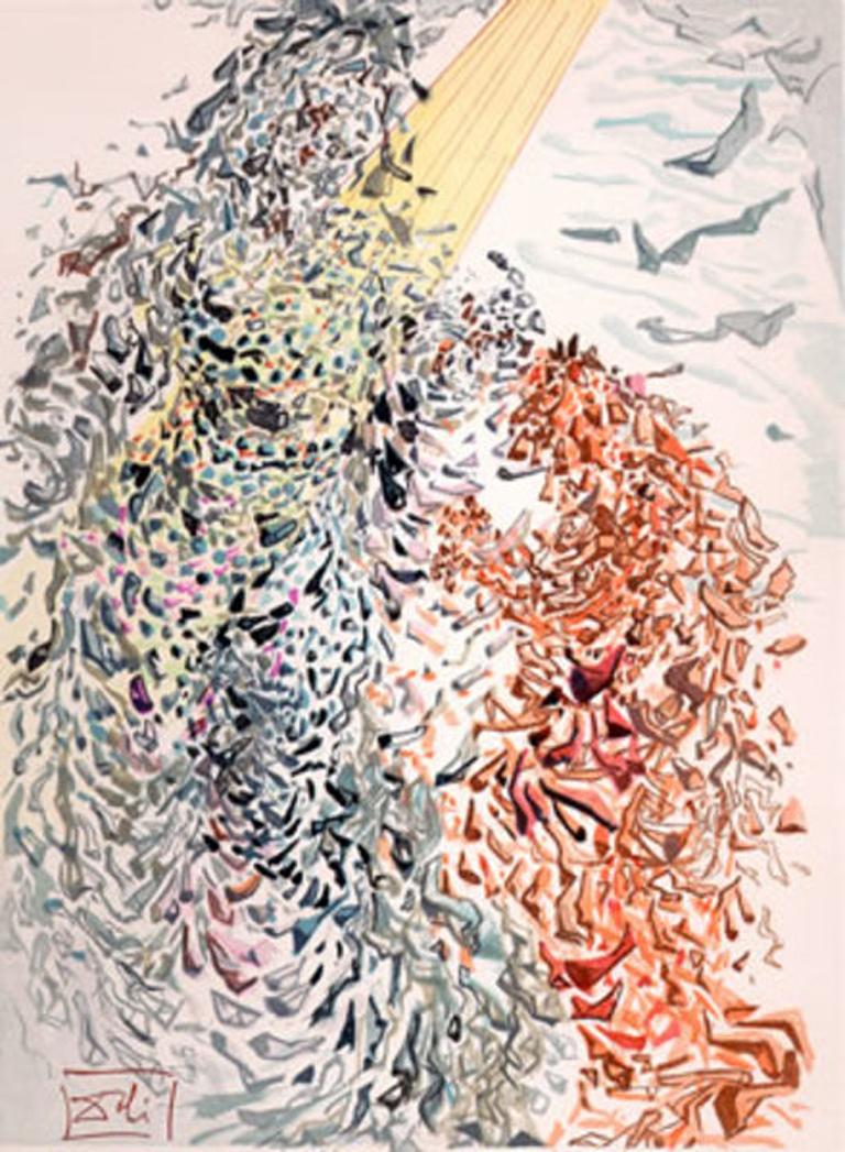 Paradise Canto 11: Opposition from The Divine Comedy - Print by Salvador Dalí