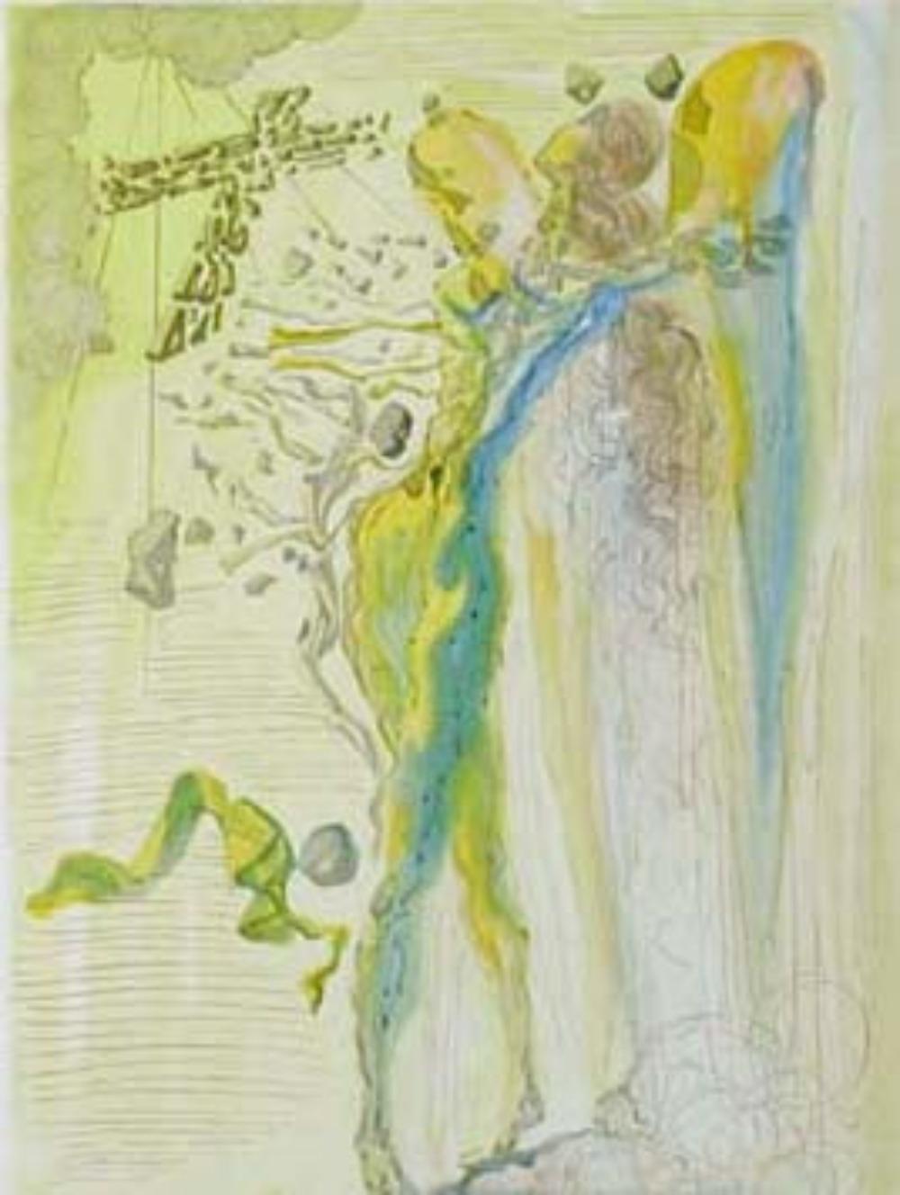 Salvador Dalí Figurative Print - Paradise: Canto 15 from The Divine Comedy