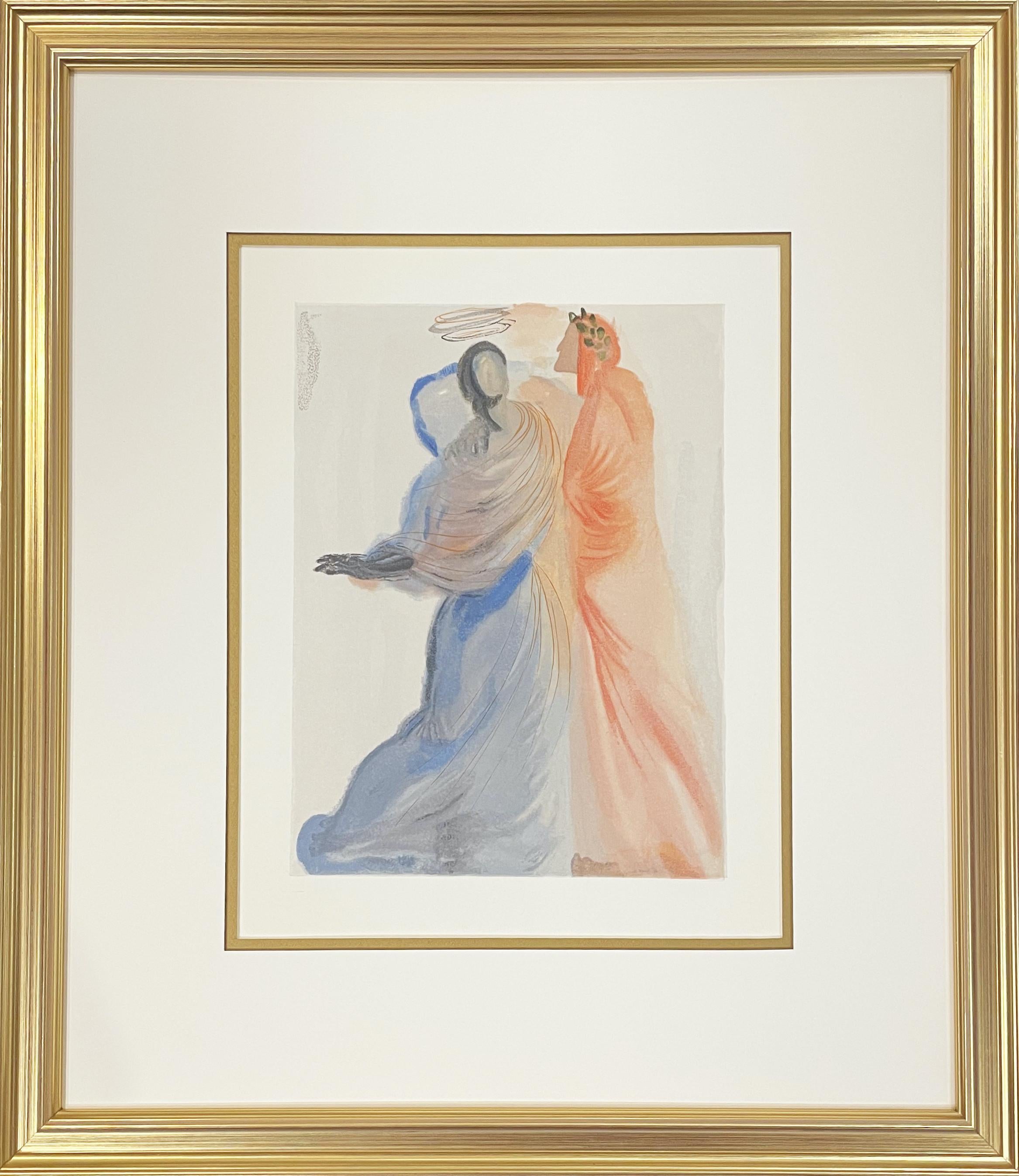 Salvador Dalí Figurative Print - Paradise: Canto 18 from The Divine Comedy