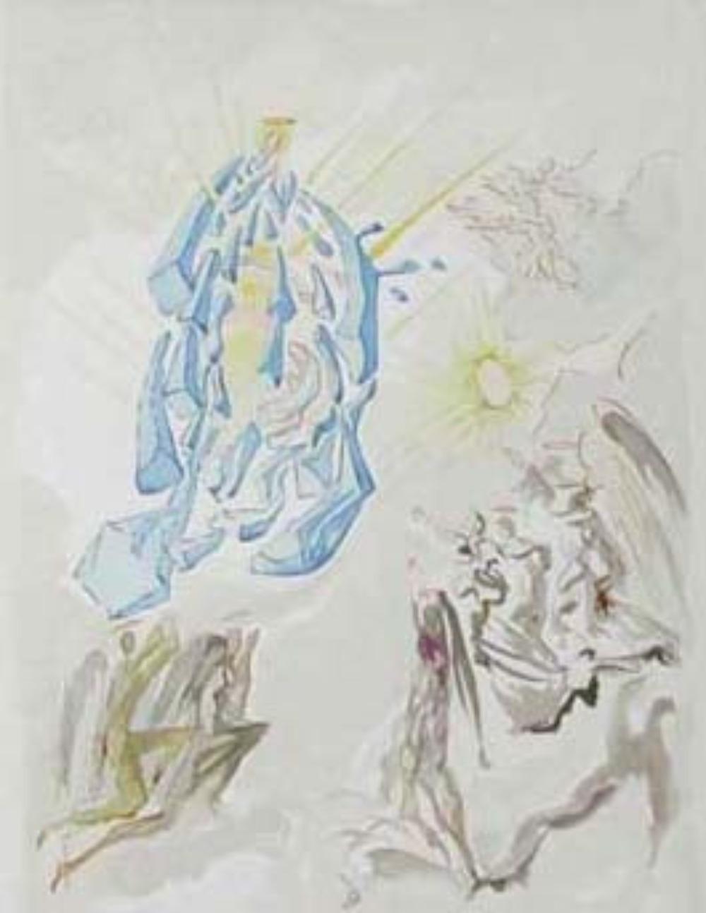 Salvador Dalí Figurative Print - Paradise: Canto 24 from The Divine Comedy