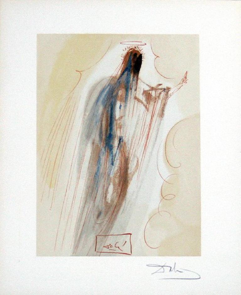 Paradise Canto 29: The Creation of Angels from The Divine Comedy - Print by Salvador Dalí