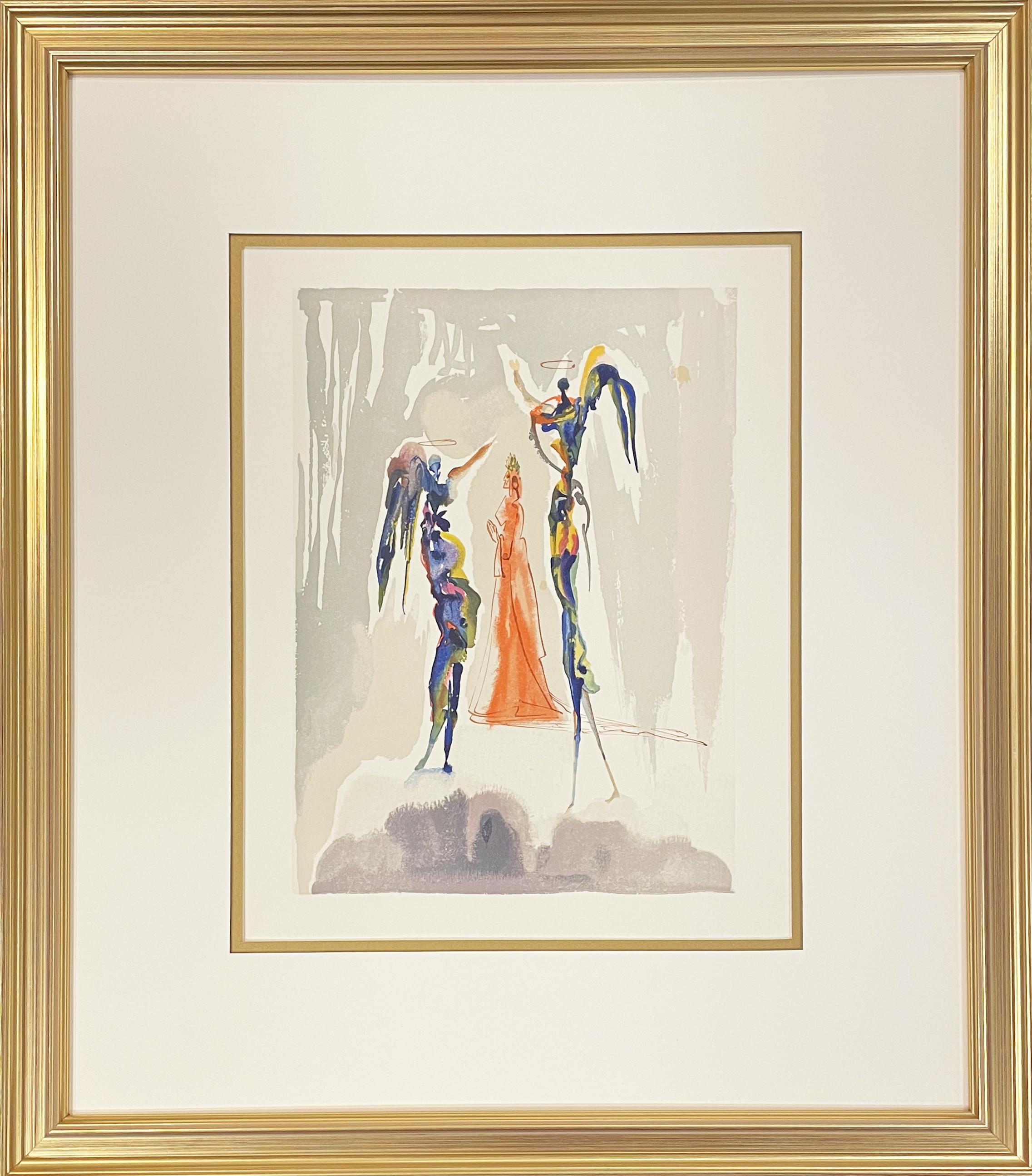 Salvador Dalí Figurative Print - Paradise: Canto 31 from The Divine Comedy