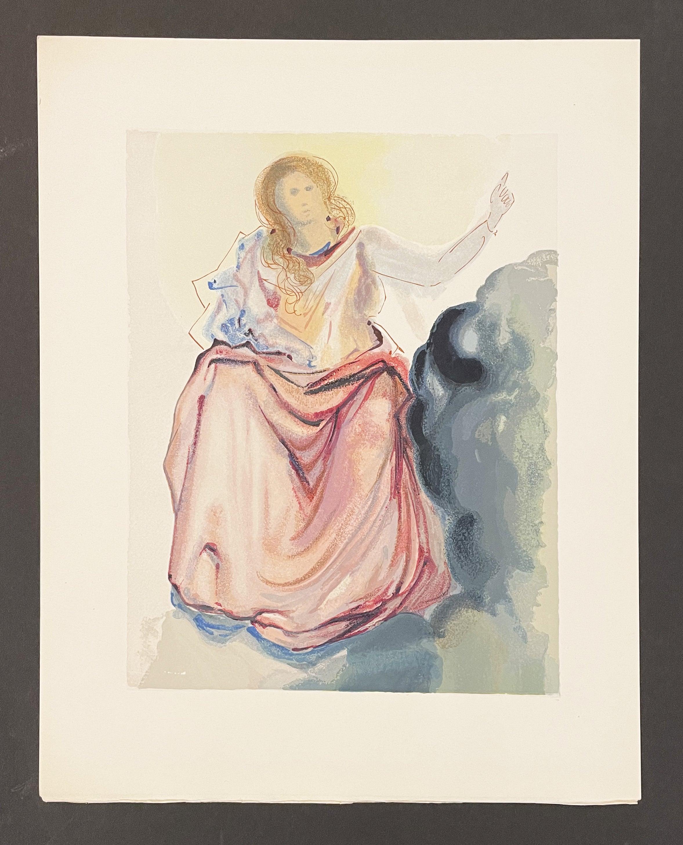Paradise: Canto 4 from The Divine Comedy - Surrealist Print by Salvador Dalí