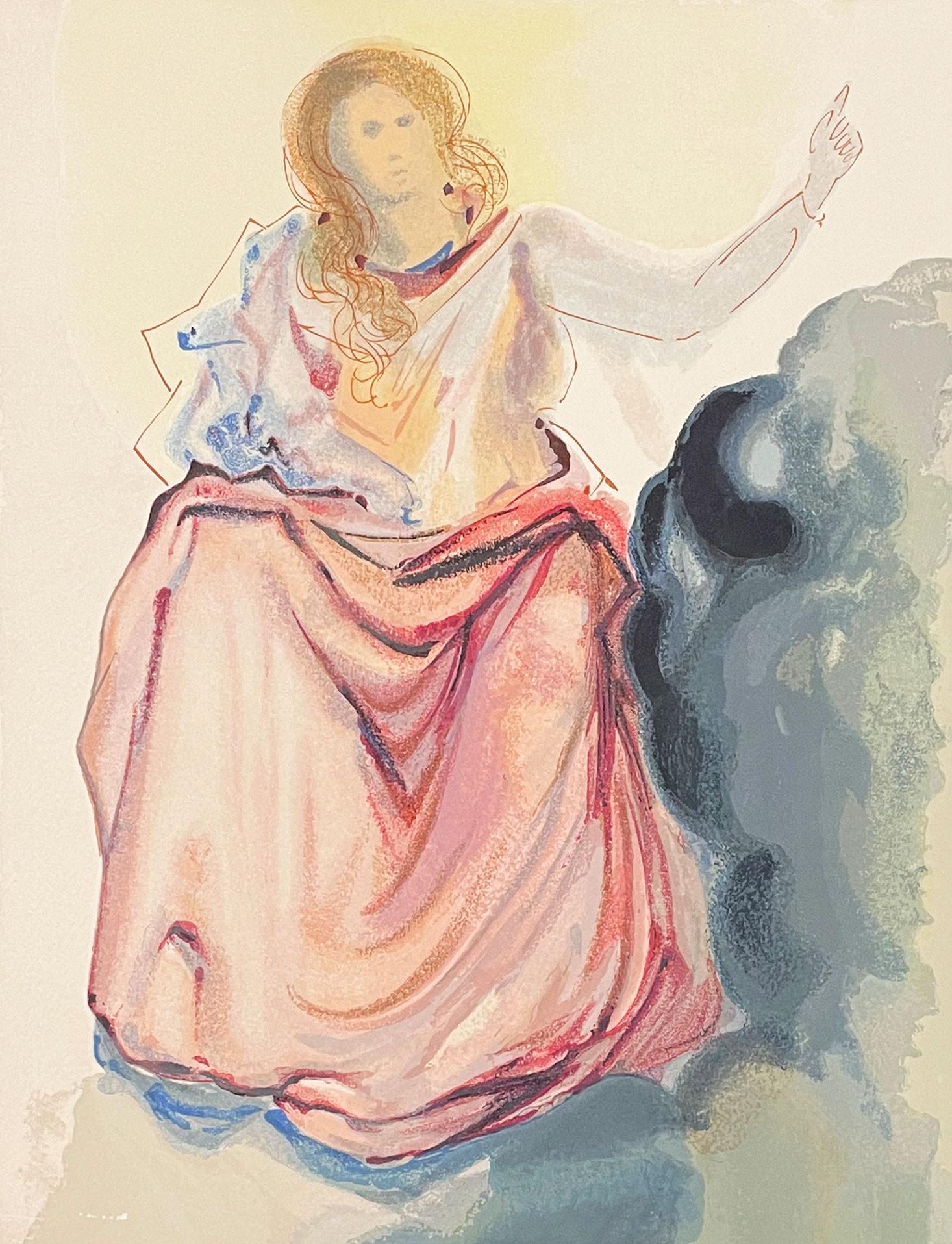 Paradiso: Canto 4 della Divina Commedia - Print di Salvador Dalí