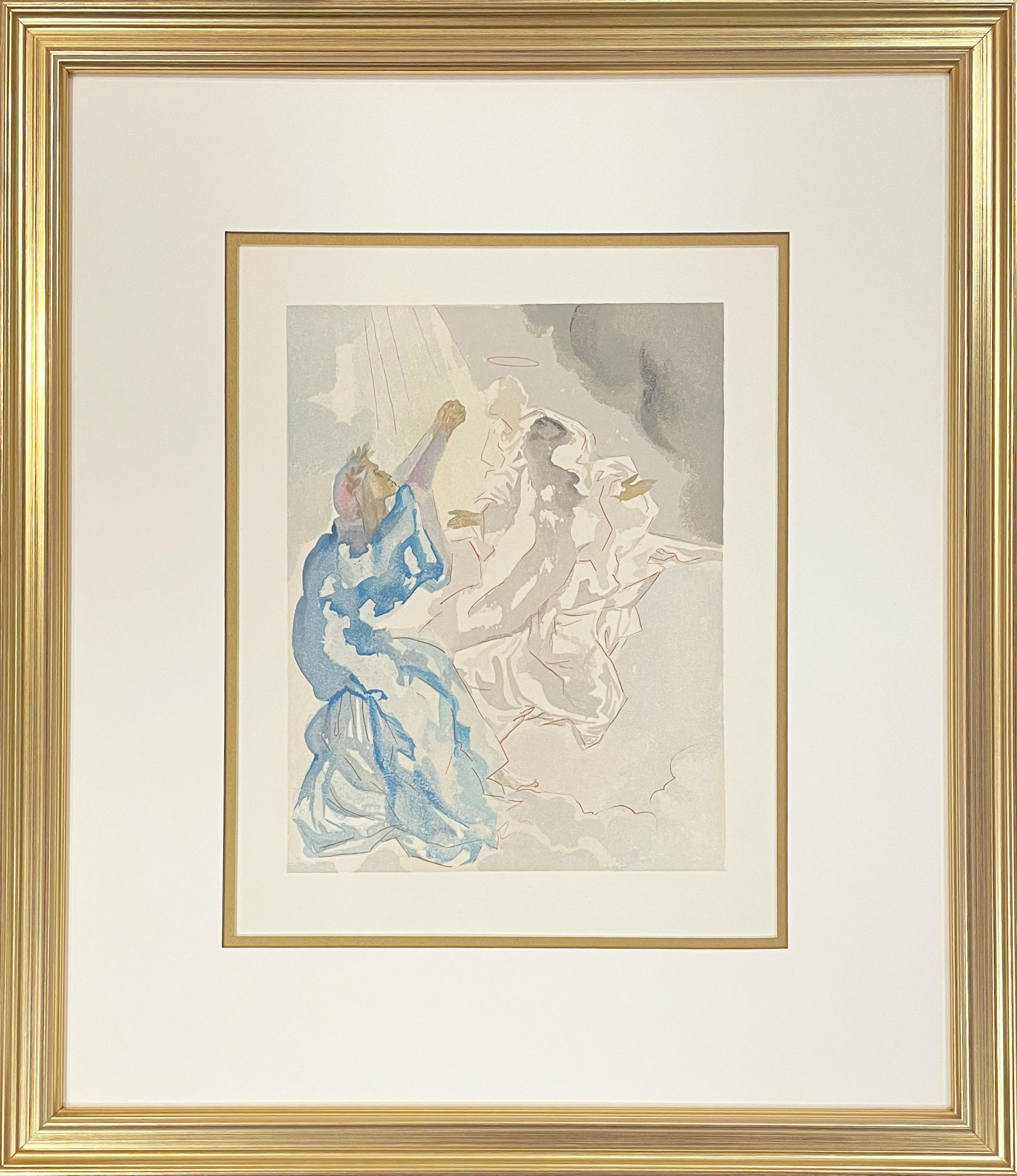 Salvador Dalí Figurative Print - Paradise: Canto 5 from The Divine Comedy