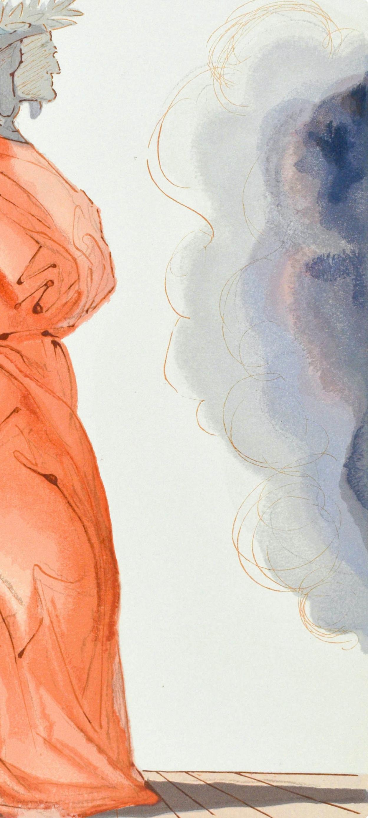 Paradiso, Canto I (Field 189-200; M/L. 1039-1138), La Divina Commedia - Surrealist Print by Salvador Dalí