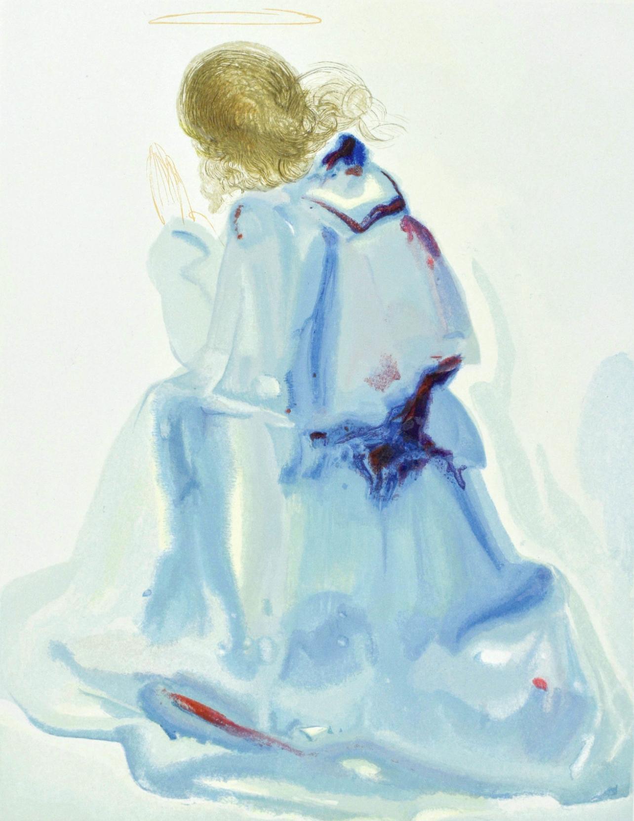 Salvador Dalí Figurative Print - Paradiso, Canto II (Field 189-200; M/L. 1039-1138), La Divina Commedia