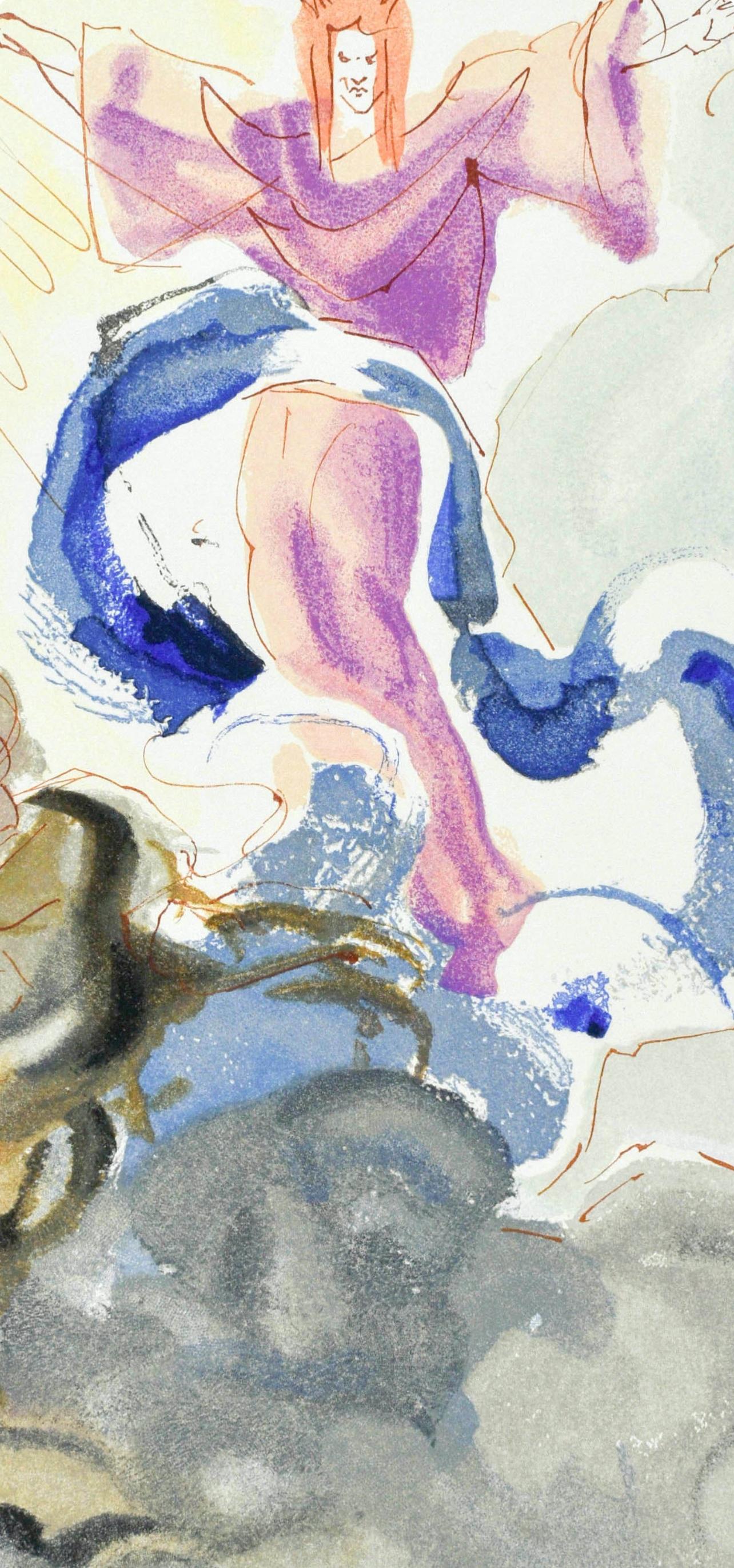 Paradiso, Canto III (Feld 189-200; M/L. 1039-1138), La Divina Commedia – Print von Salvador Dalí