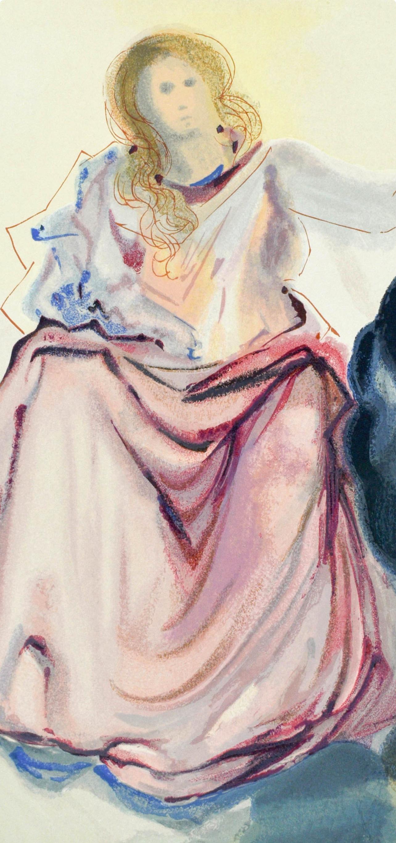 Paradiso, Canto IV (Field 189-200; M/L. 1039-1138), La Divina Commedia - Print by Salvador Dalí