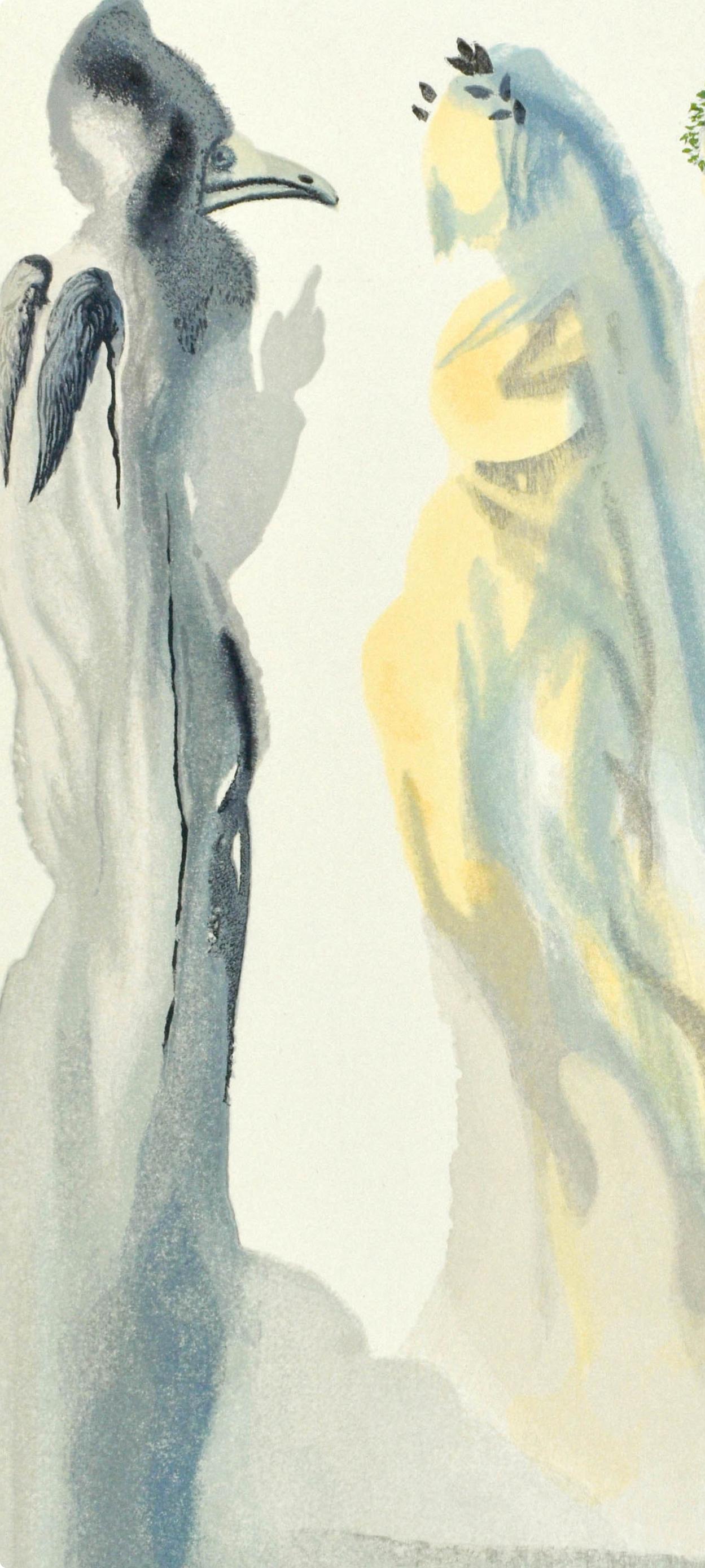 Paradiso, Canto IX (Field 189-200; M/L. 1039-1138), La Divina Commedia - Print by Salvador Dalí