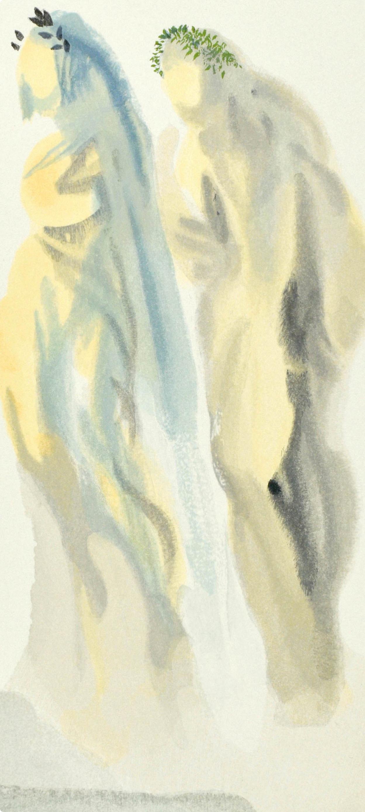 Paradiso, Canto IX (Field 189-200; M/L. 1039-1138), La Divina Commedia - Surrealist Print by Salvador Dalí