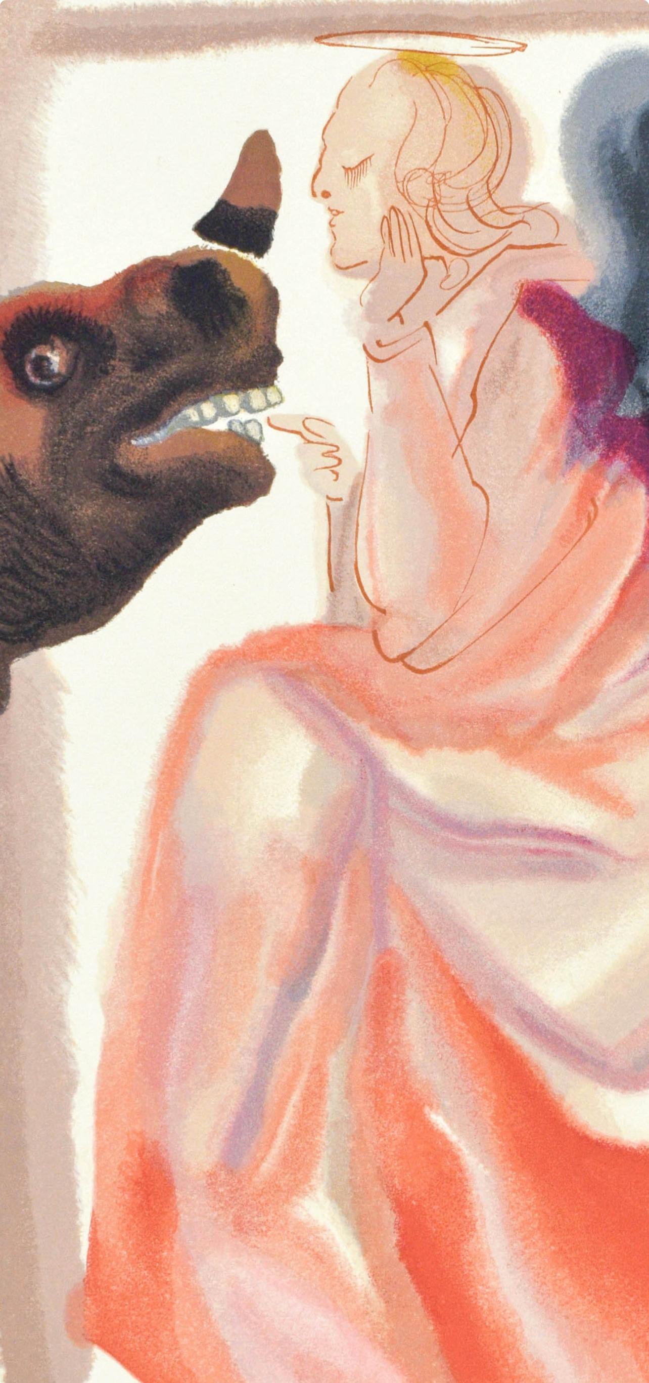 Paradiso, Canto VI (Field 189-200; M/L. 1039-1138), La Divina Commedia - Print by Salvador Dalí