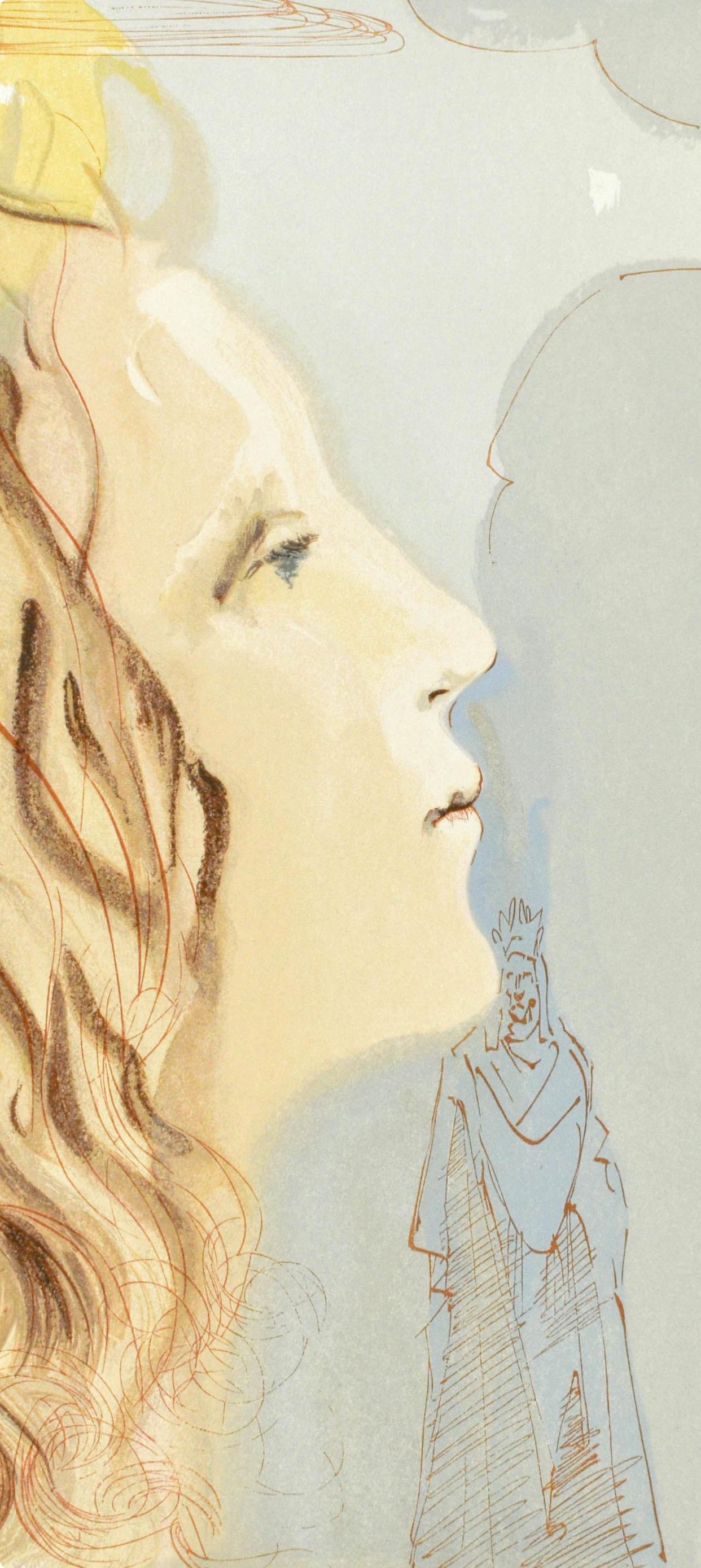 Paradiso, Canto VIII (Field 189-200; M/L. 1039-1138), La Divina Commedia - Print by Salvador Dalí