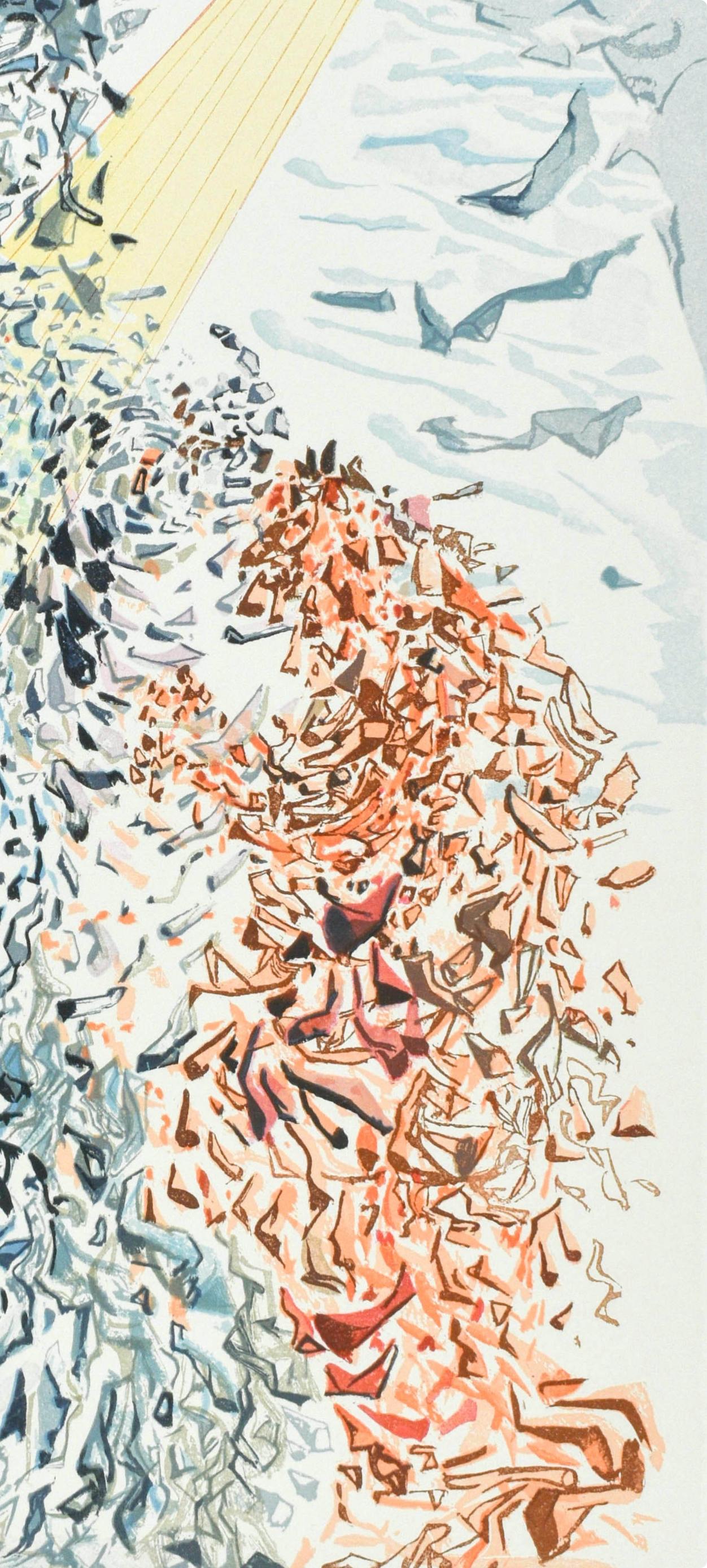 Paradiso, Canto XI (Field 189-200; M/L. 1039-1138), La Divina Commedia - Surrealist Print by Salvador Dalí