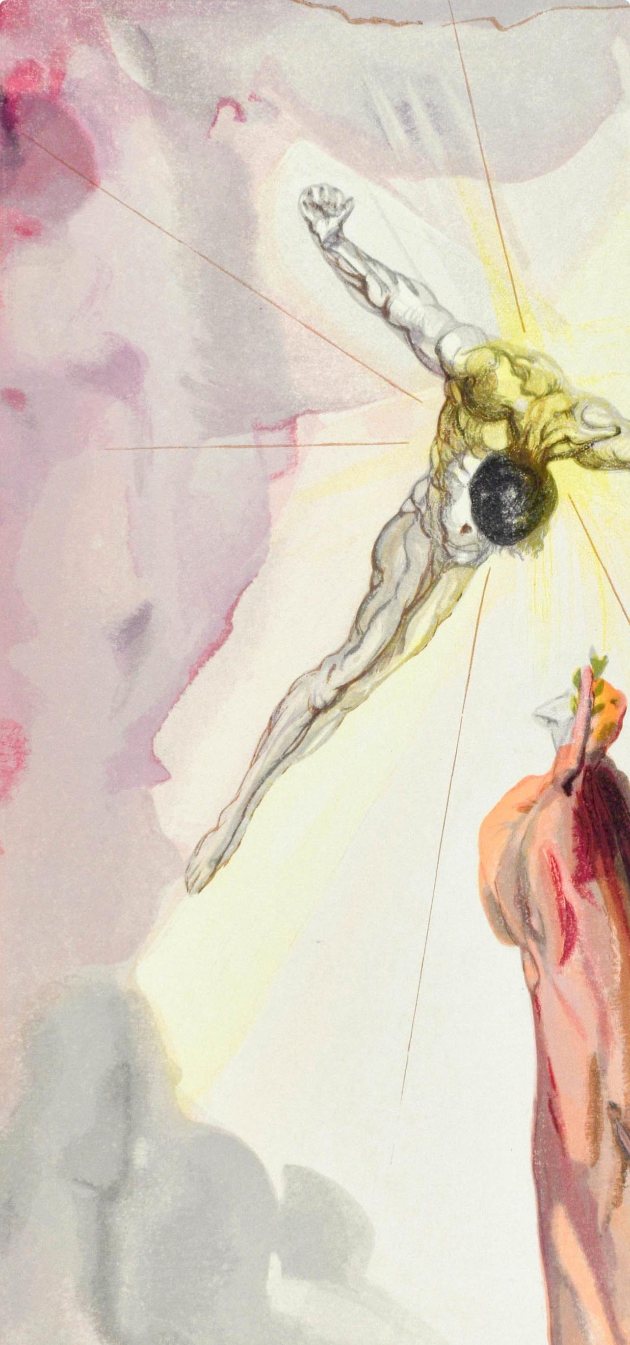 Paradiso, Canto XIV (Field 189-200; M/L. 1039-1138), La Divina Commedia - Surrealist Print by Salvador Dalí