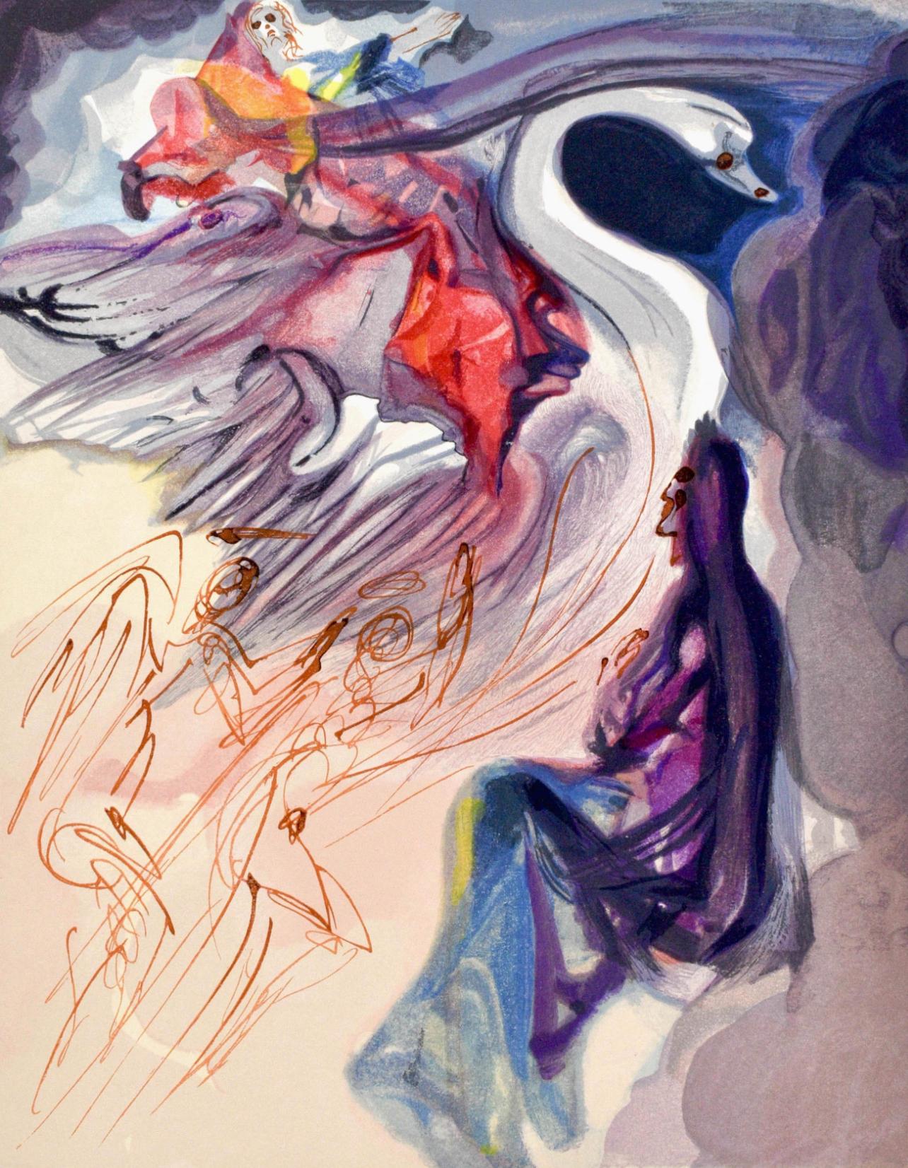 Salvador Dalí Landscape Print - Paradiso, Canto XIX (Field 189-200; M/L. 1039-1138), La Divina Commedia