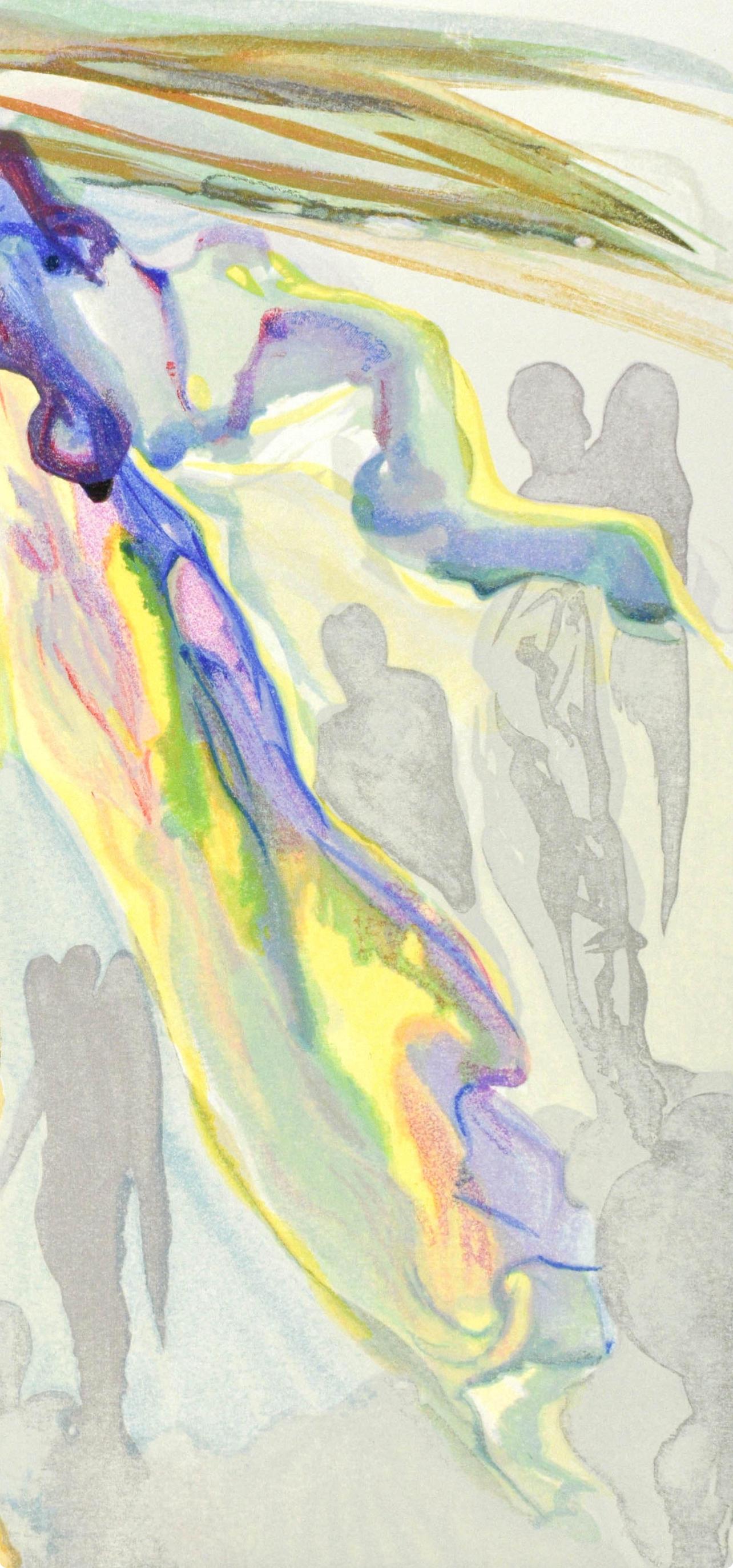 Paradiso, Canto XVI (Field 189-200; M/L. 1039-1138), La Divina Commedia - Surrealist Print by Salvador Dalí