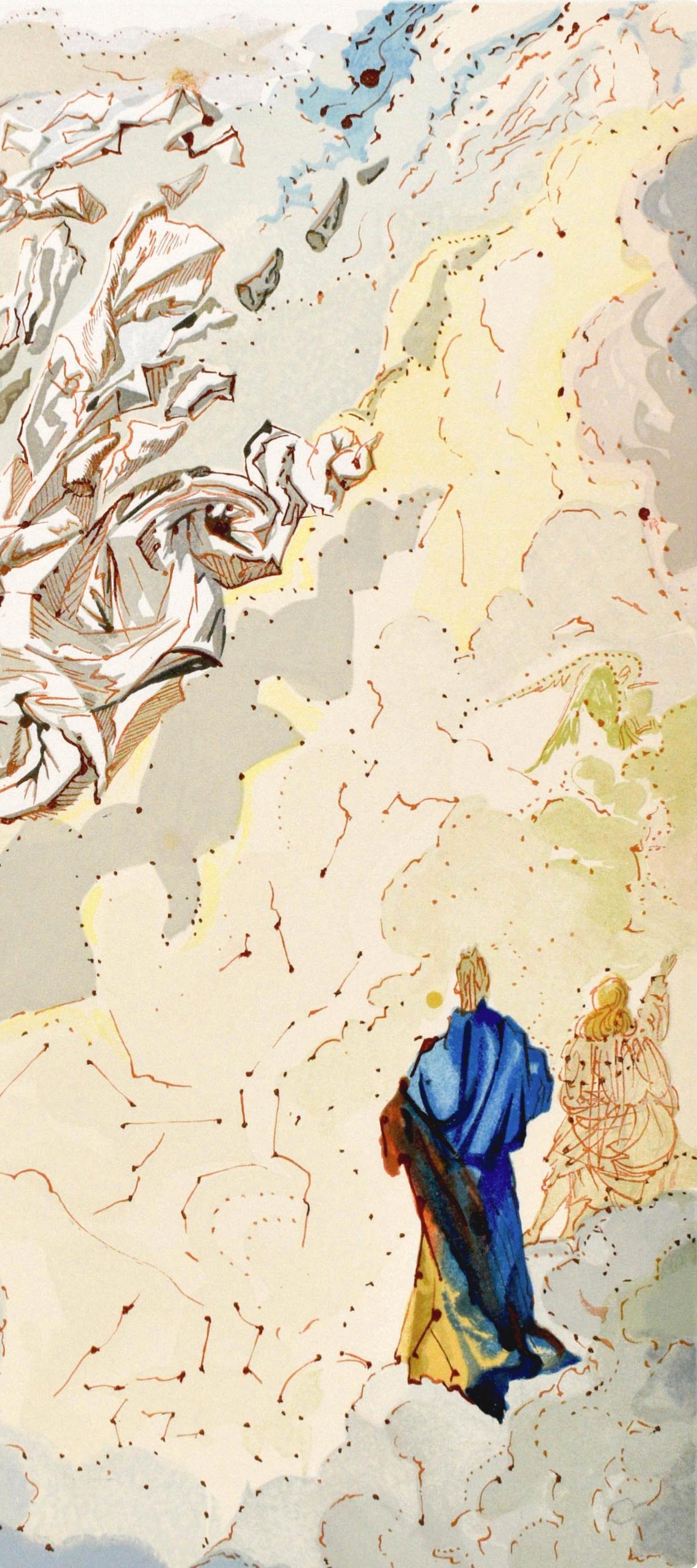 Paradiso, Canto XX (Field 189-200; M/L. 1039-1138), La Divina Commedia - Print by Salvador Dalí