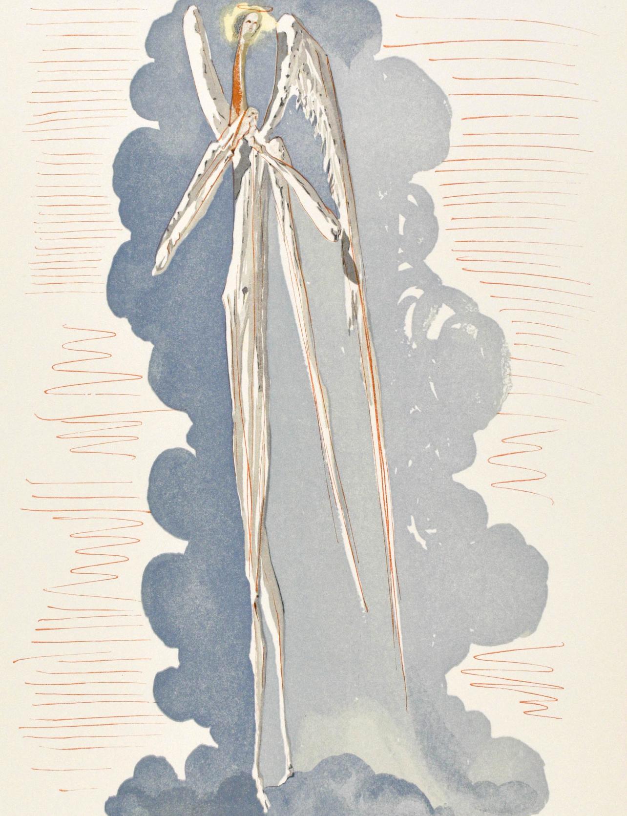 Salvador Dalí Landscape Print - Paradiso, Canto XXII (Field 189-200; M/L. 1039-1138), La Divina Commedia