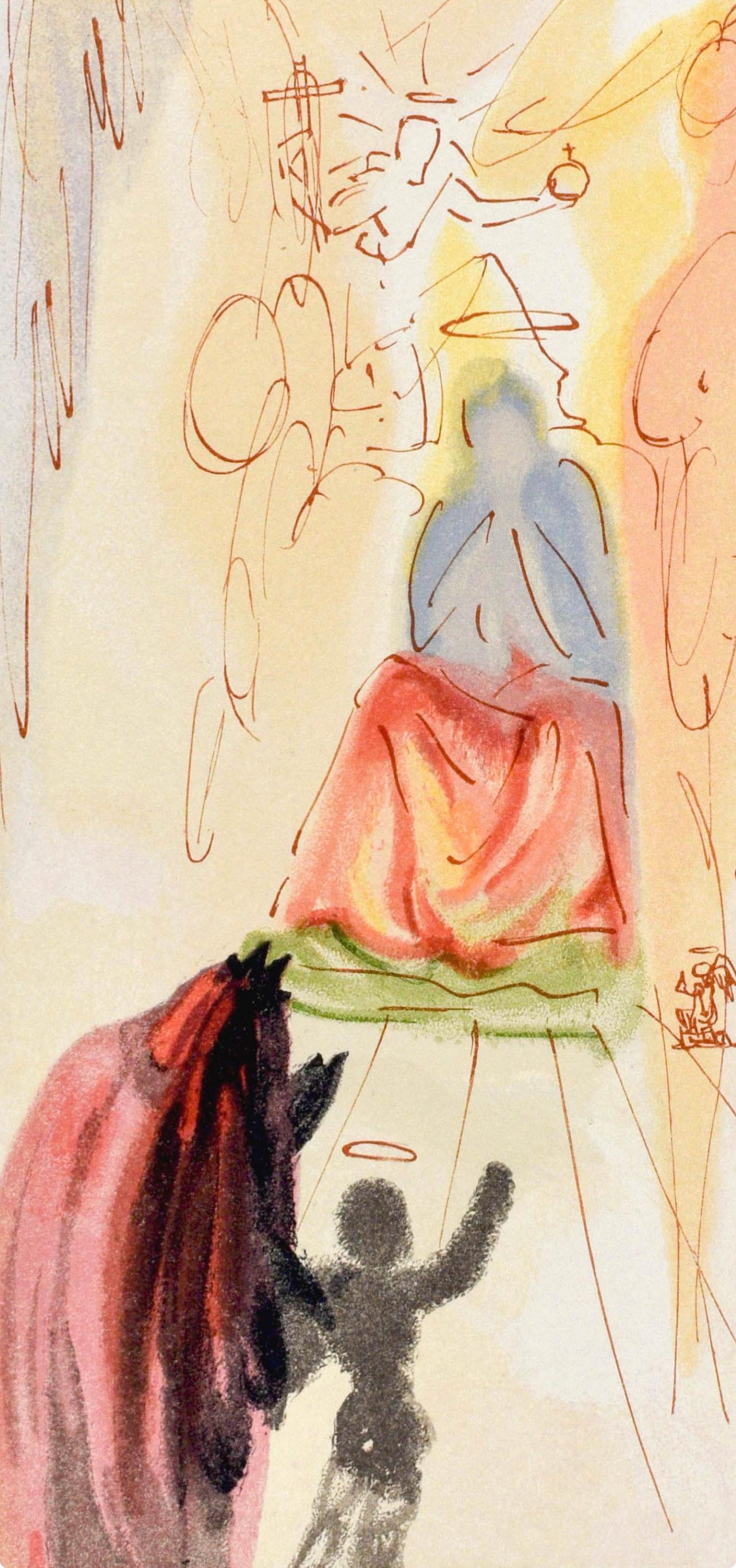 Paradiso, Canto XXIII (Field 189-200; M/L. 1039-1138), La Divina Commedia - Print by Salvador Dalí