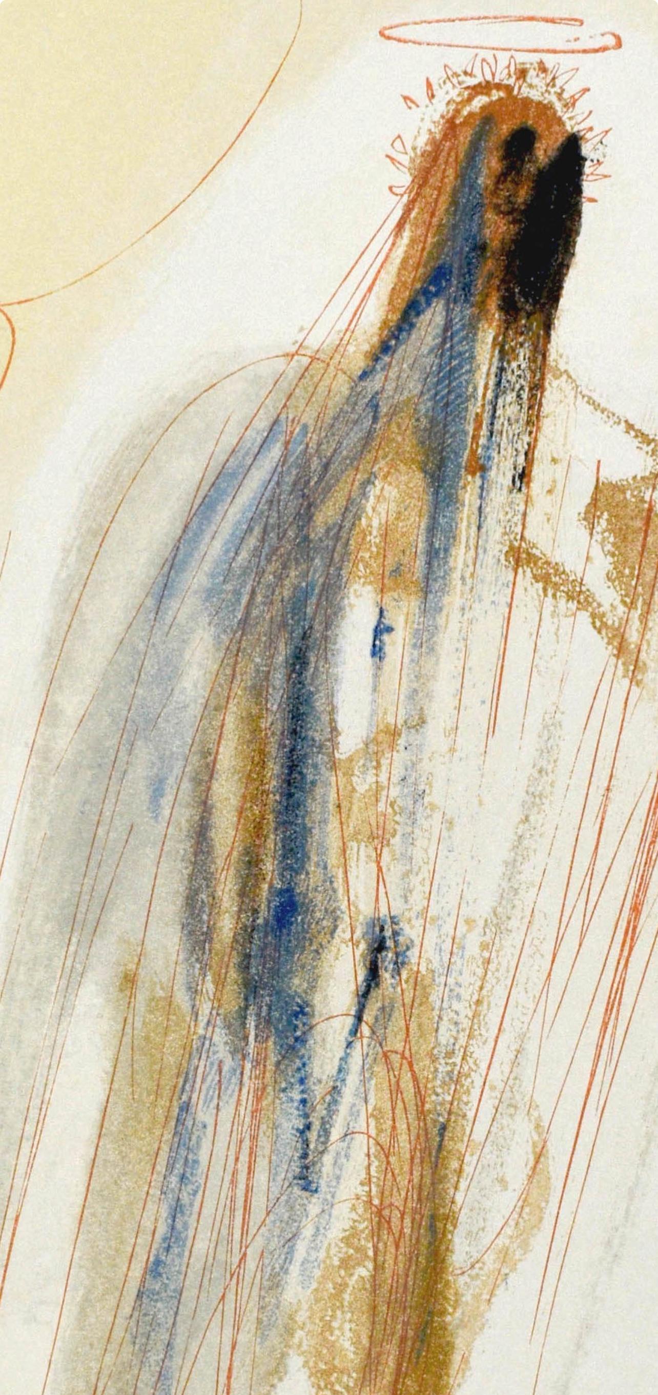 Paradiso, Canto XXIX (Field 189-200; M/L. 1039-1138), La Divina Commedia - Surrealist Print by Salvador Dalí