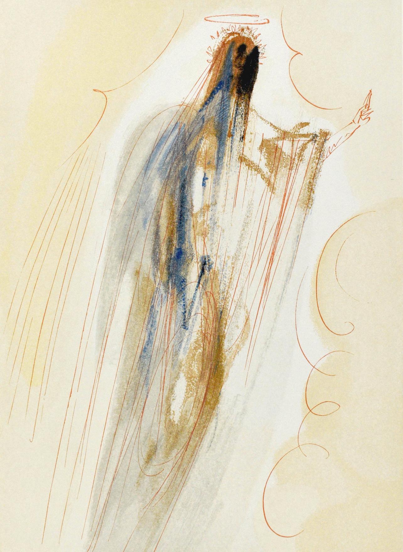 Salvador Dalí Landscape Print - Paradiso, Canto XXIX (Field 189-200; M/L. 1039-1138), La Divina Commedia