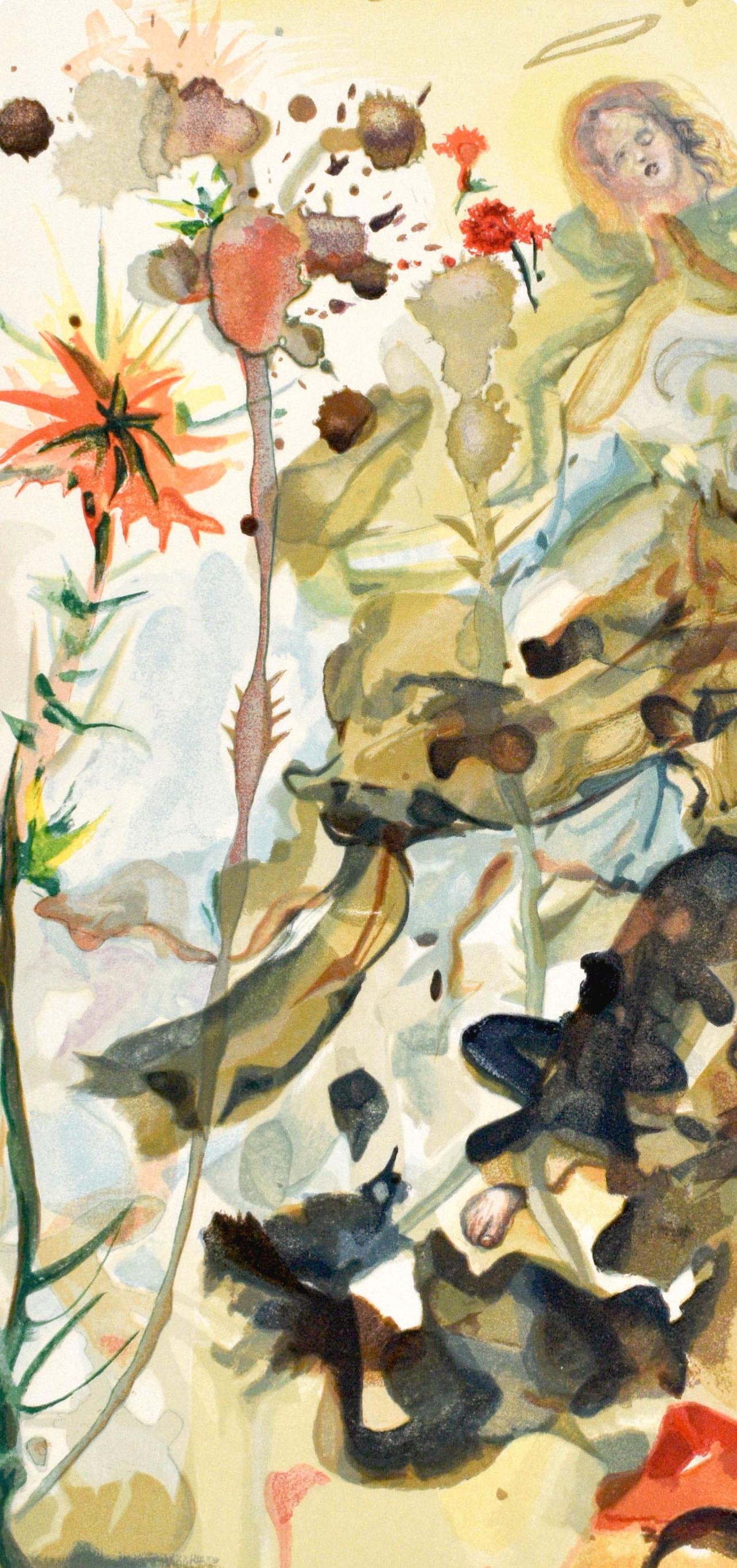Paradiso, Canto XXV (Field 189-200; M/L. 1039-1138), La Divina Commedia - Surrealist Print by Salvador Dalí