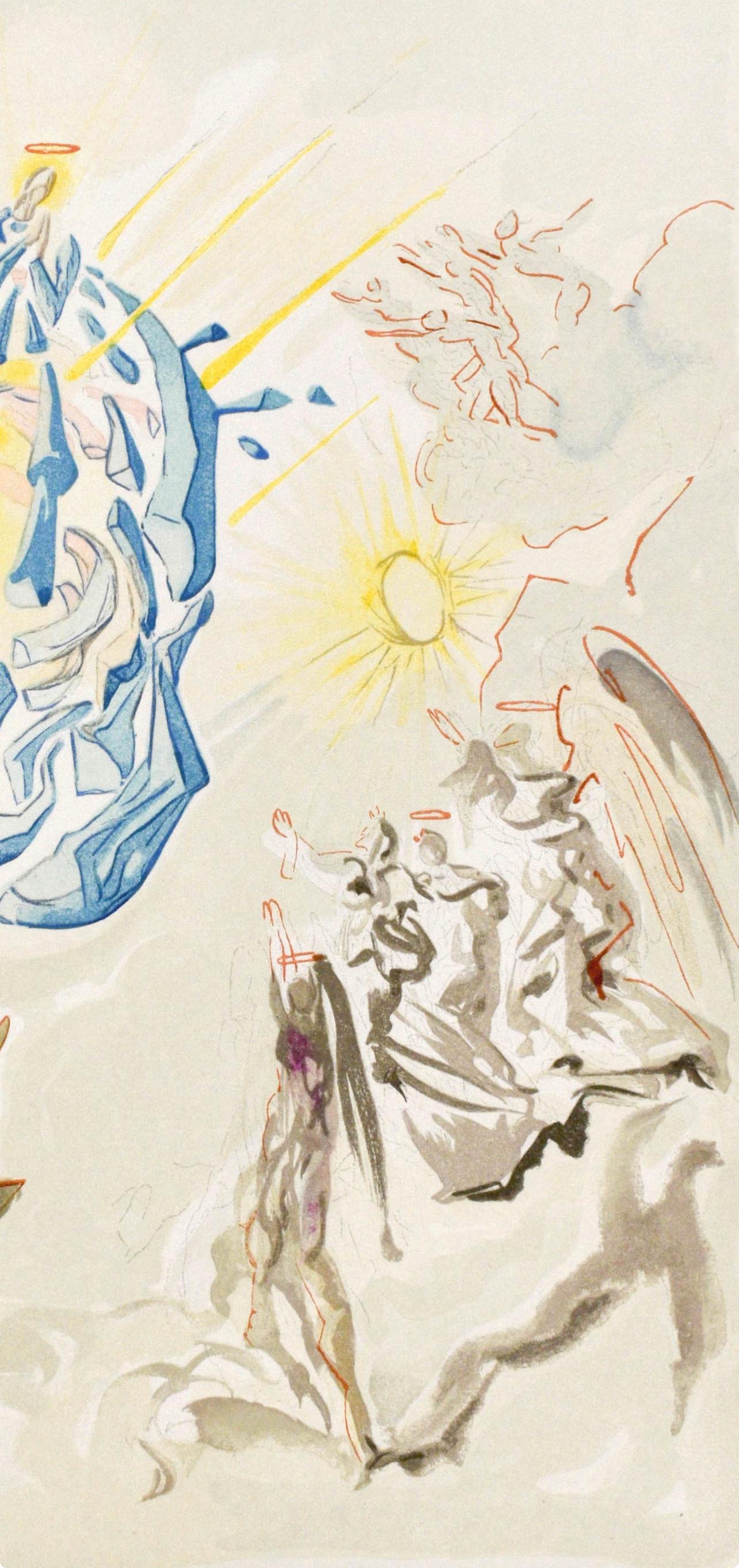 Paradiso, Canto XXVI (Campo 189-200; M/L. 1039-1138), La Divina Commedia - Print Surrealismo di Salvador Dalí