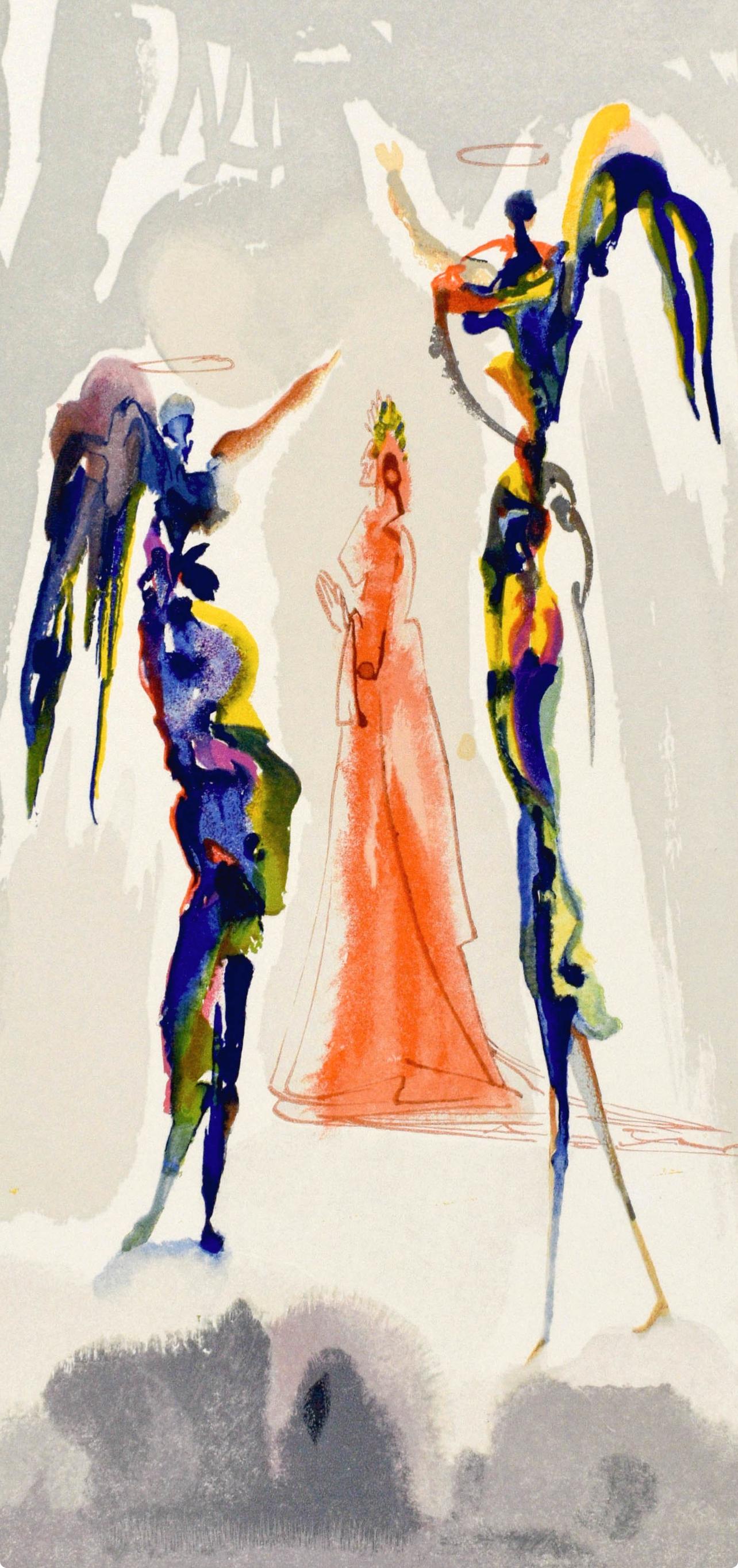Paradiso, Canto XXVII (Campo 189-200; M/L. 1039-1138), La Divina Commedia - Print di Salvador Dalí
